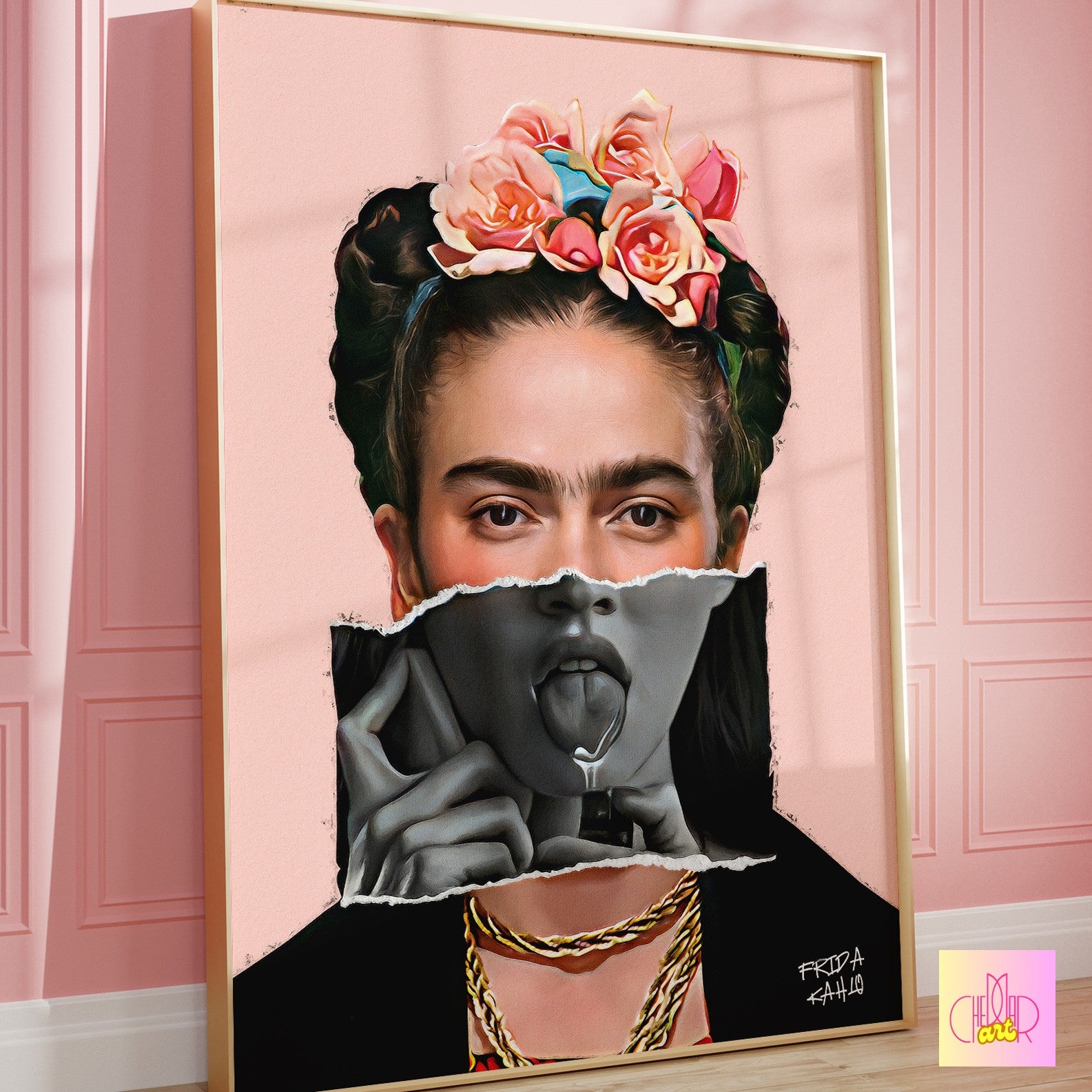 Plakat "Frida Kahlo- portret", awangarda, sztuka współczesna