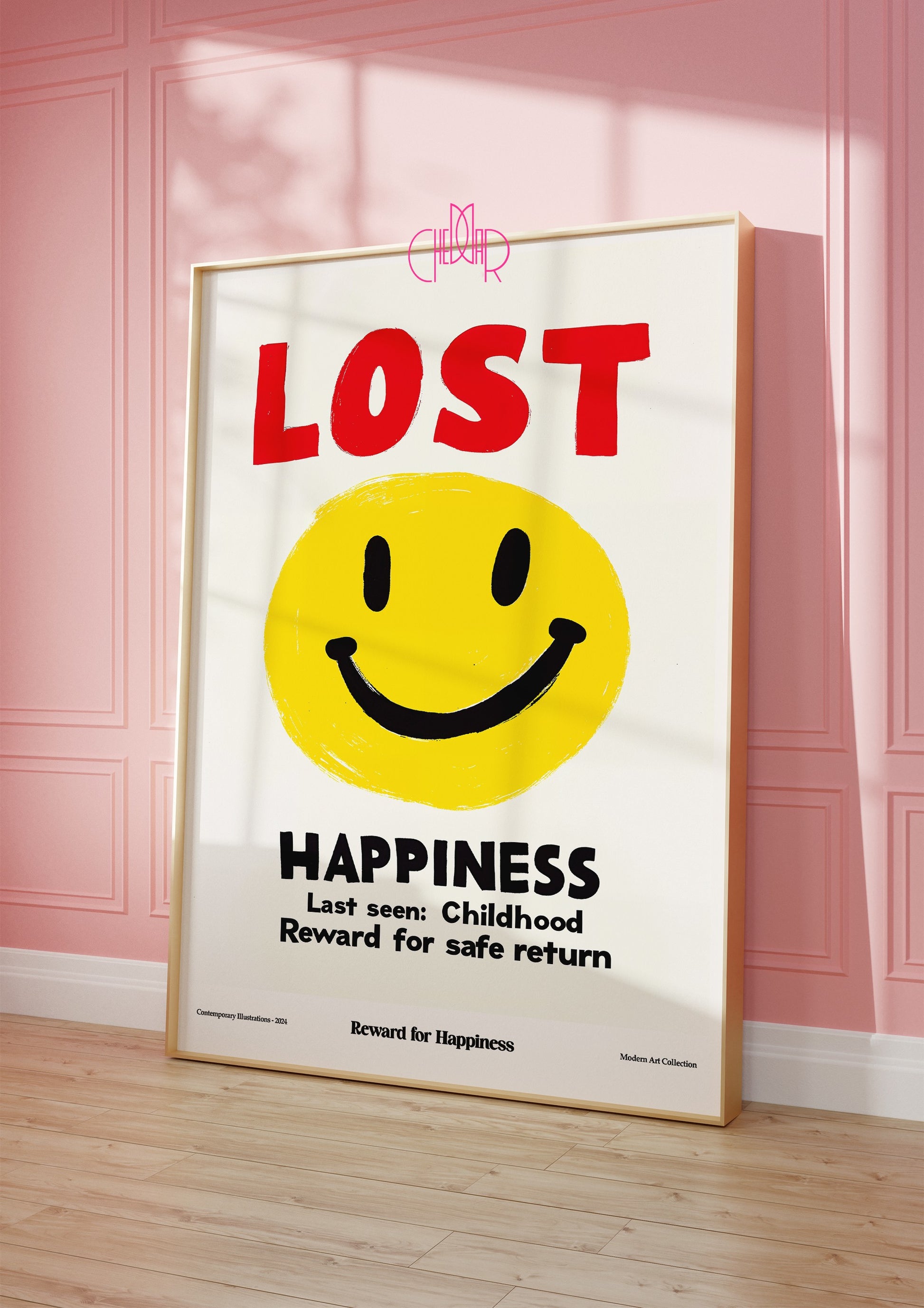 Plakat modernistyczny, Lost Happiness, zagubione szczęście