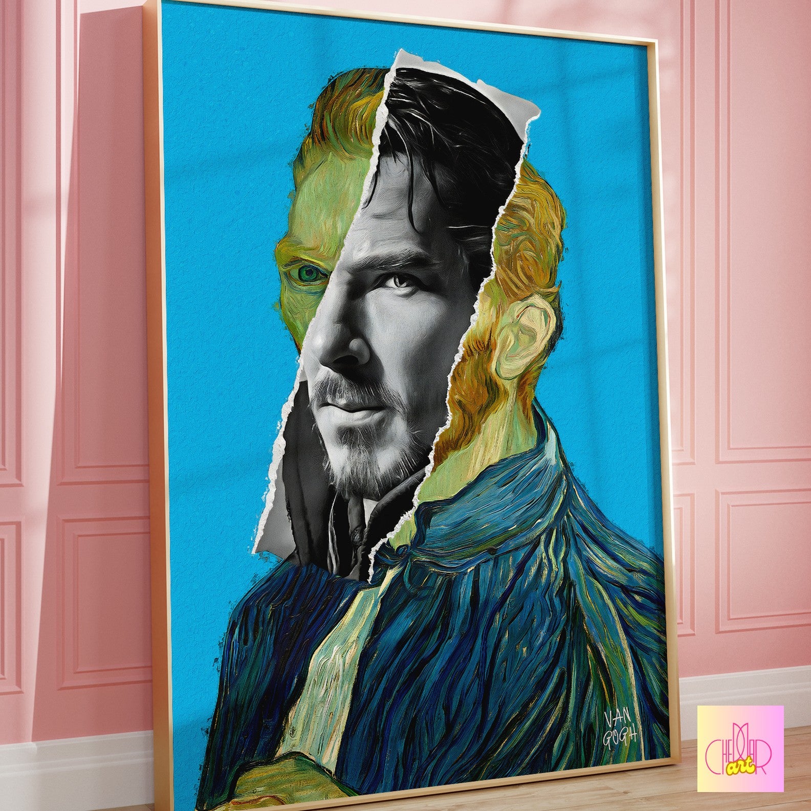 Plakat "Autoportret Vincent van Gogh" sztuka współczesna, awangardowa