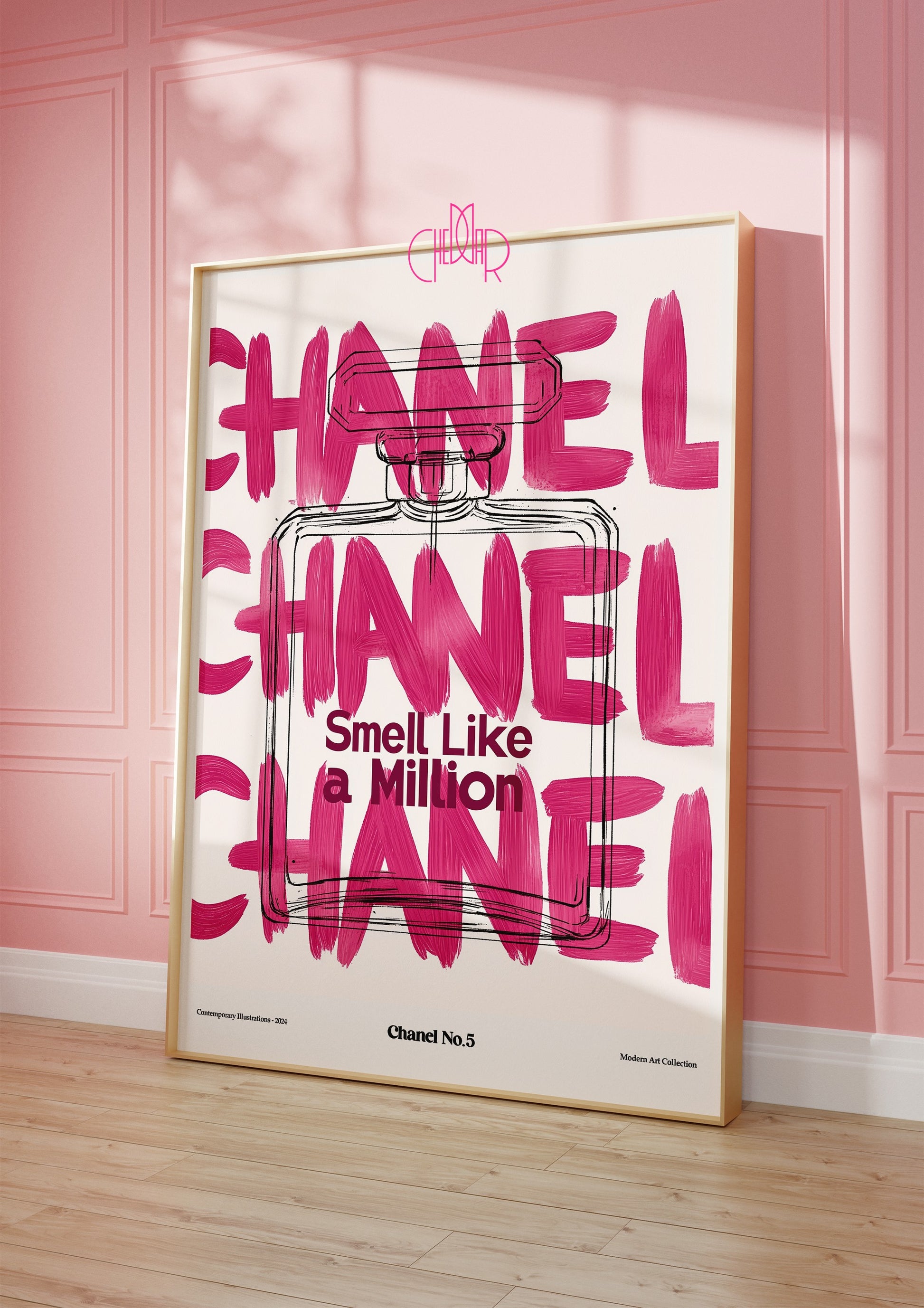 Plakat no.5, Chanel, Small lika a Million, humorystyczny