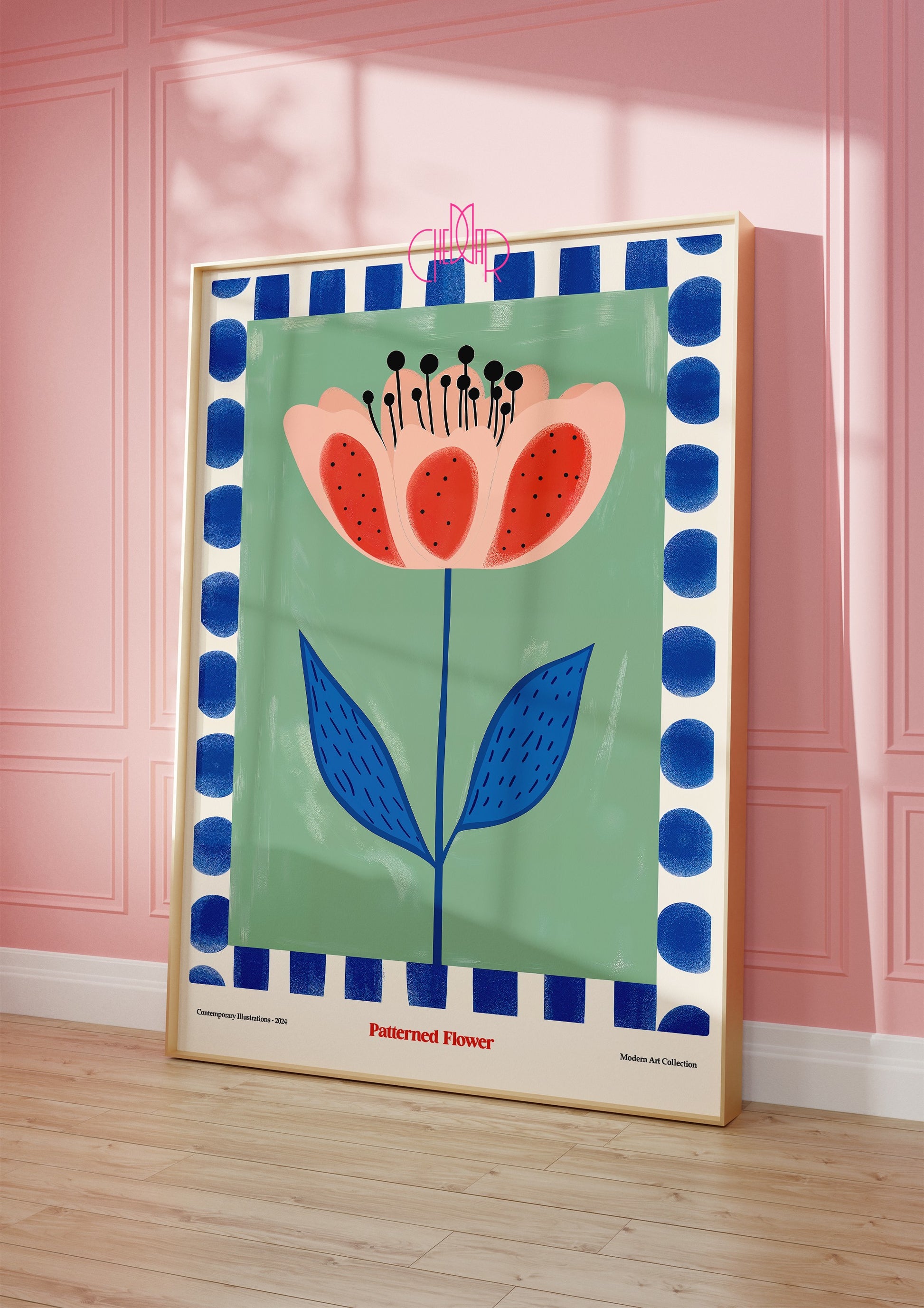 Plakat Rozkwitający Kwiat, Modern Art Collection, sztuka współczesna