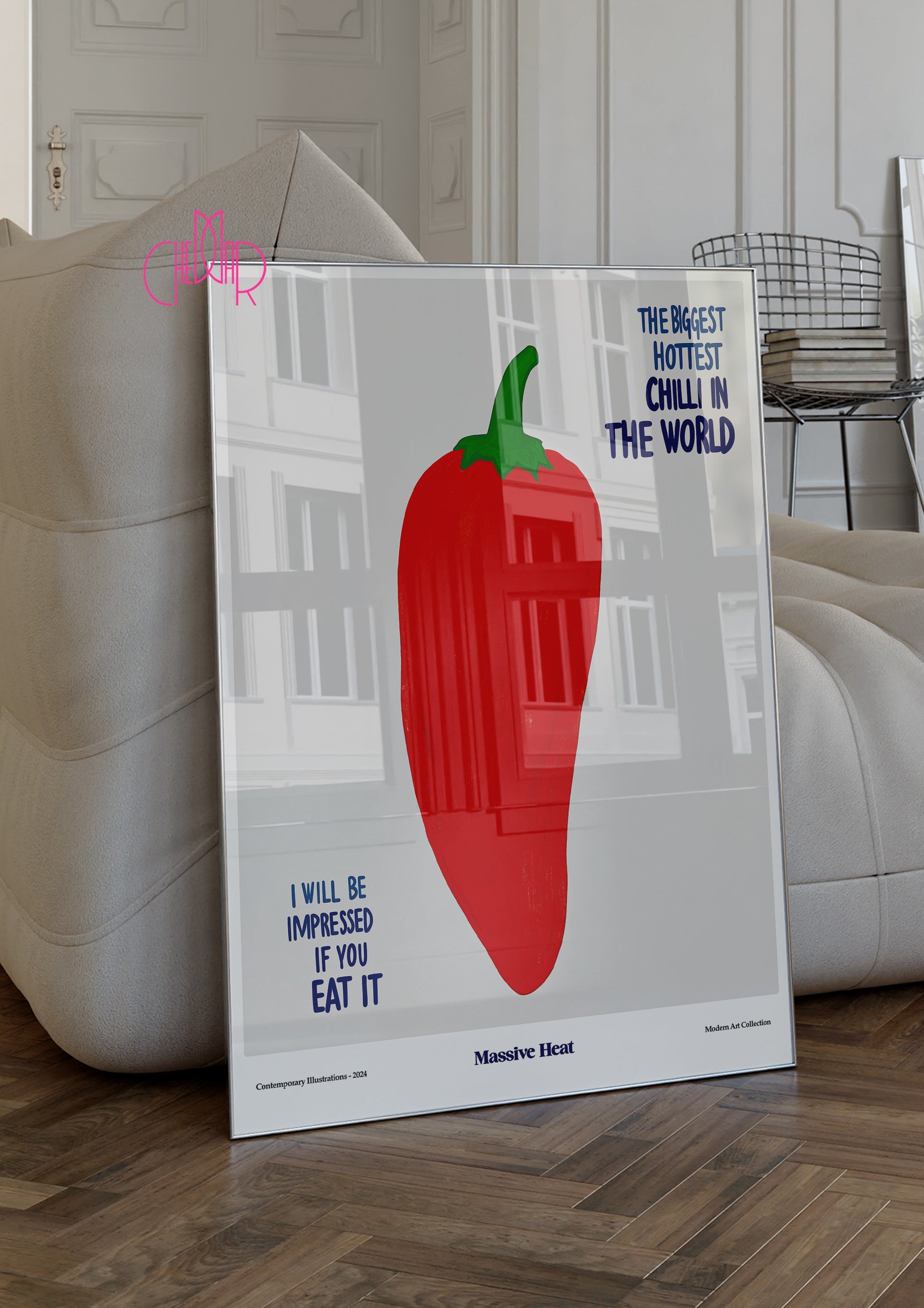 Plakat The Biggest Hottest Chilli in the World, modernizm