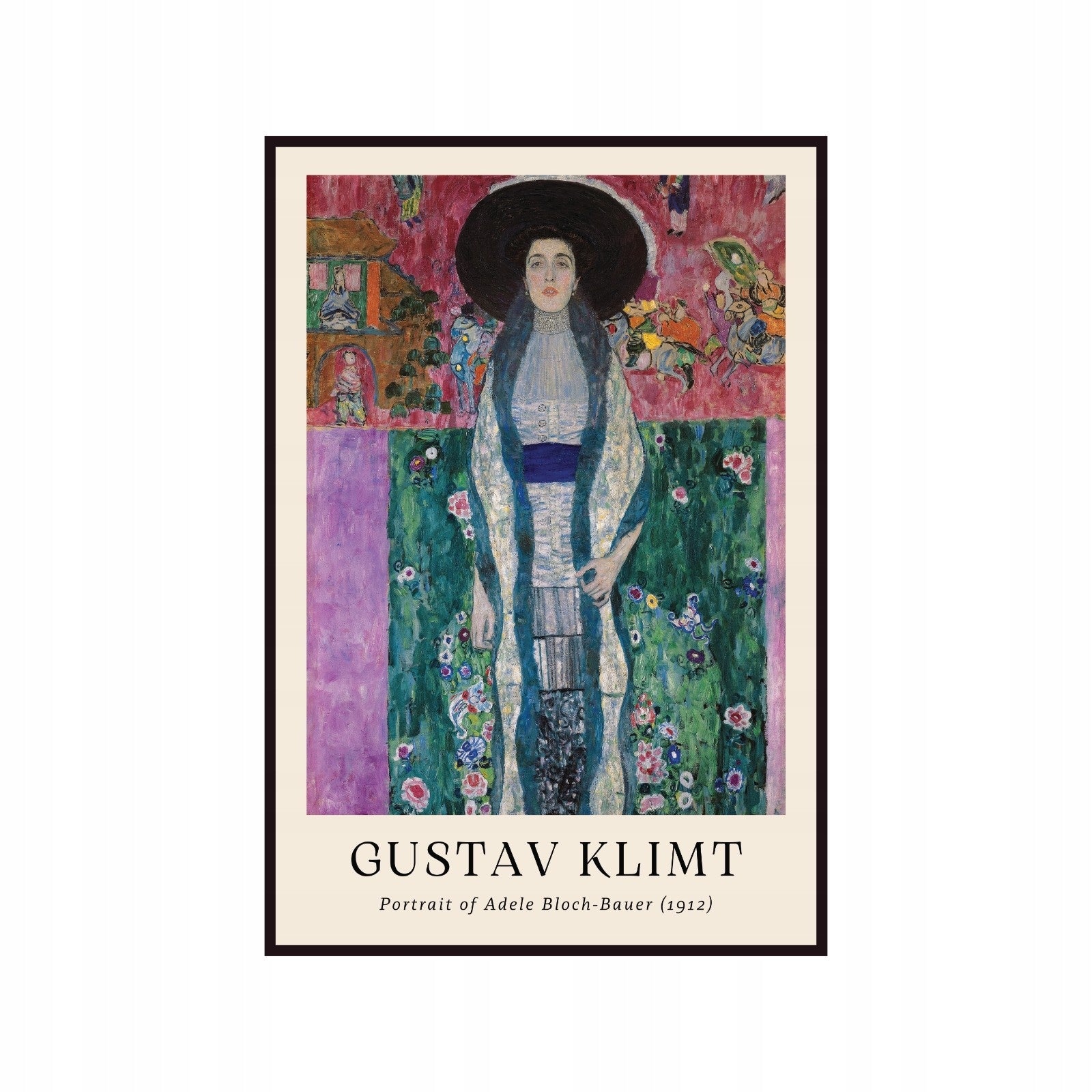 Plakat Gustaw Klimt Portrait of Adele Bloch-Bauer, sztuka współczesna