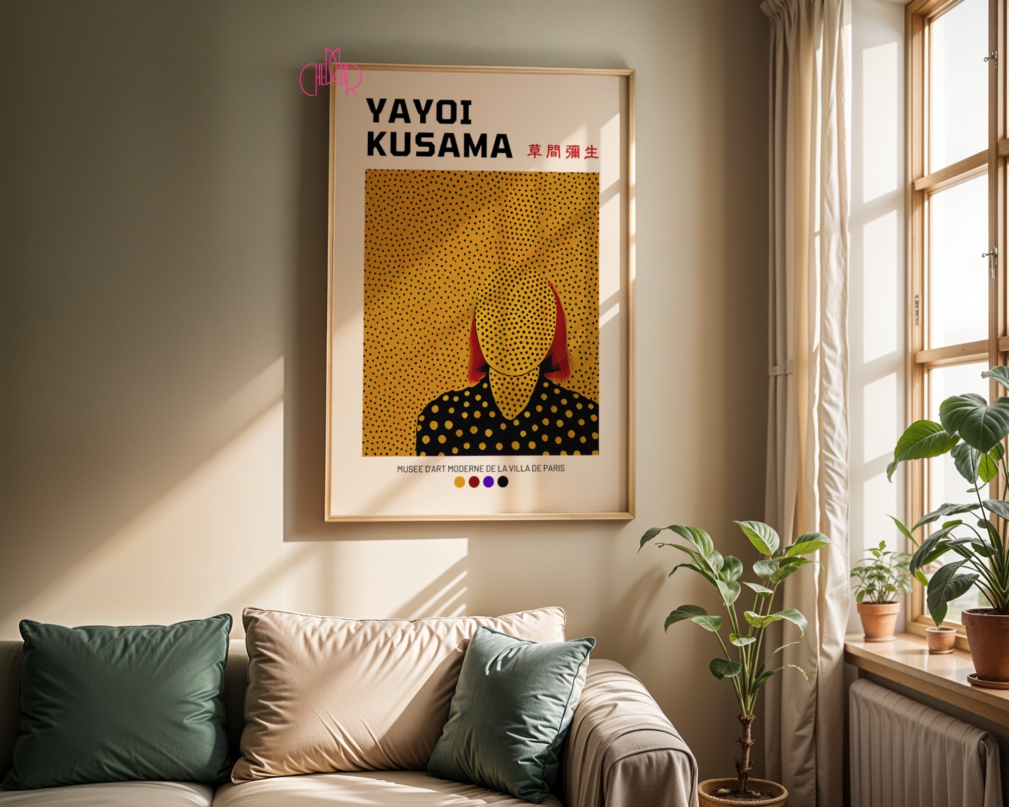 Yayoi Kusama – Yellow Infinity Dots: Hipnotyzujący Autoportret