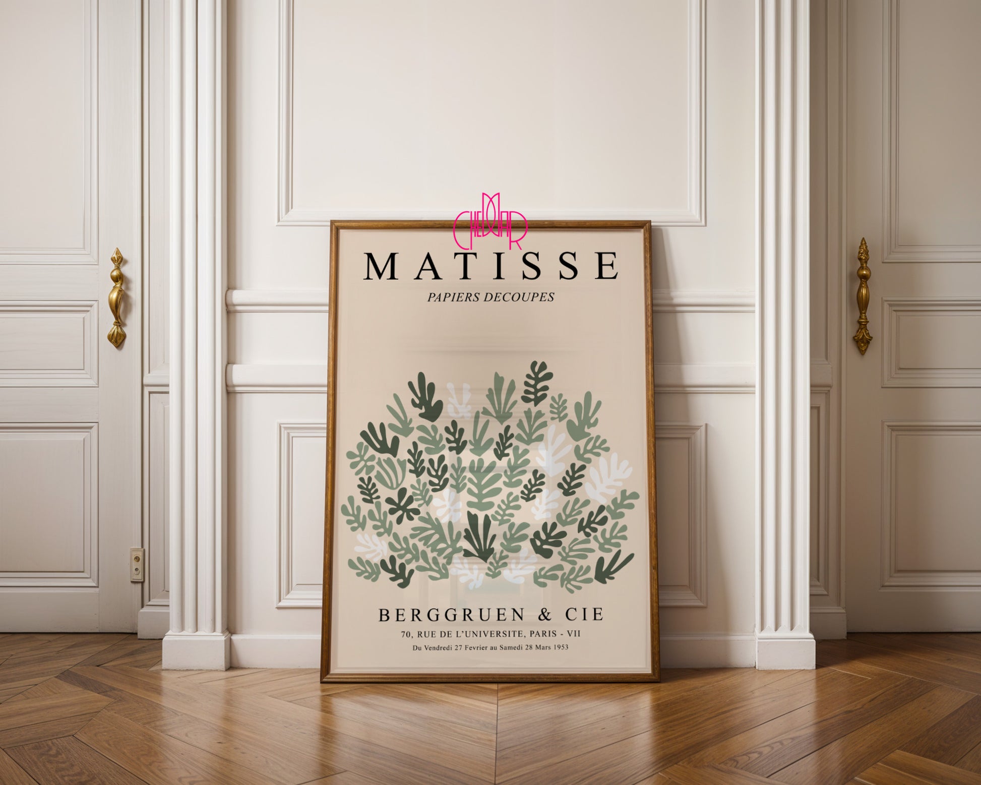 Matisse Flowers & Plants – Berggruen & Cie Exhibition Poster