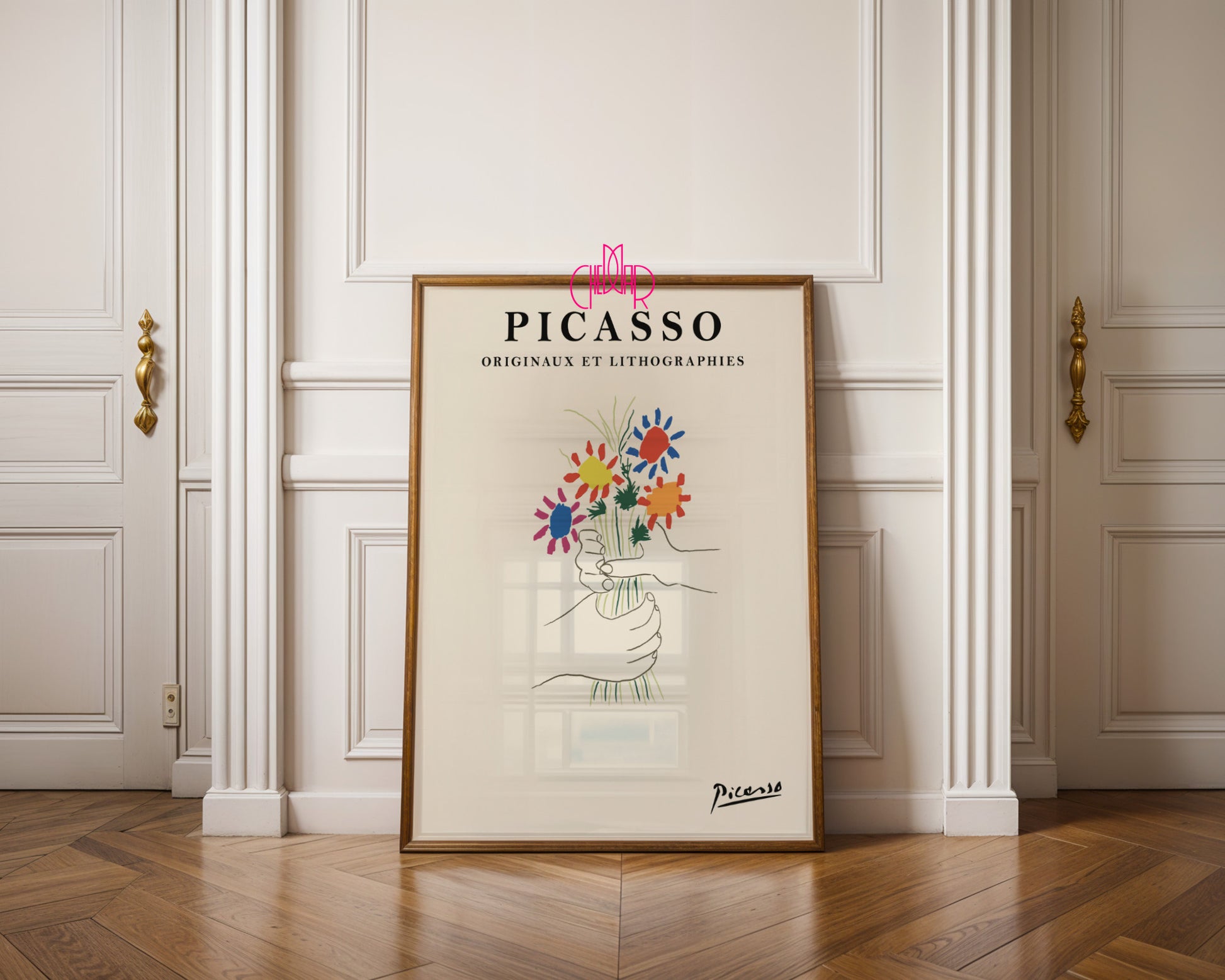 Pablo Picasso – Bouquet of Peace Exhibition Poster