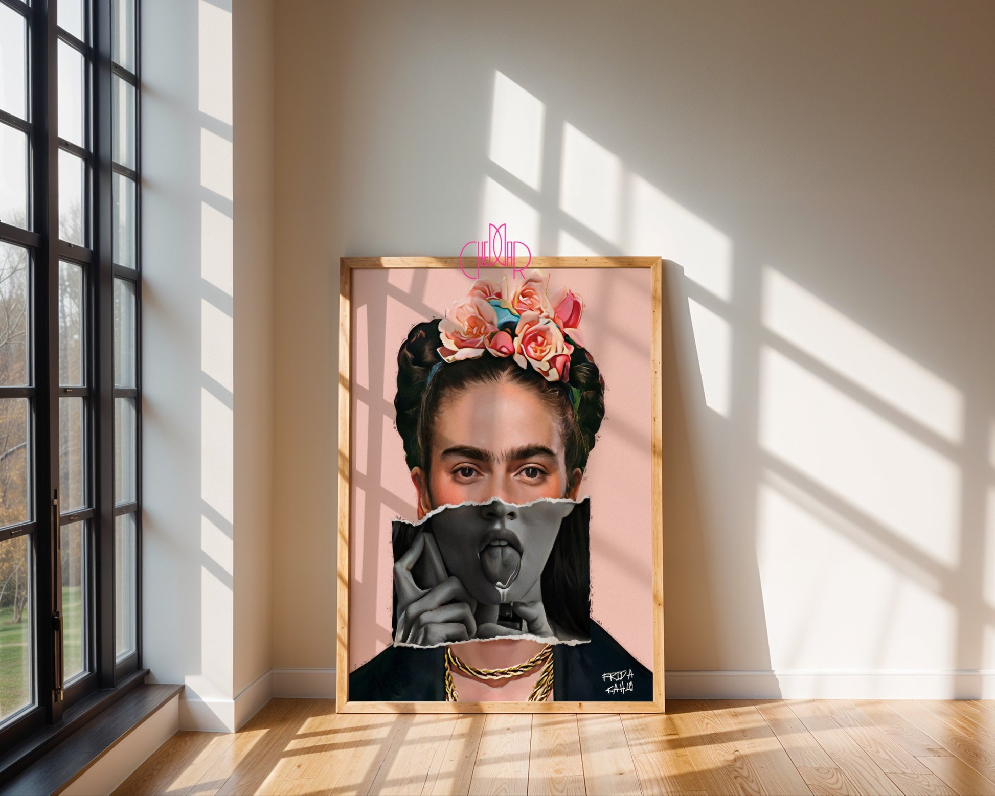 Plakat "Frida Kahlo- portret", awangarda, sztuka współczesna