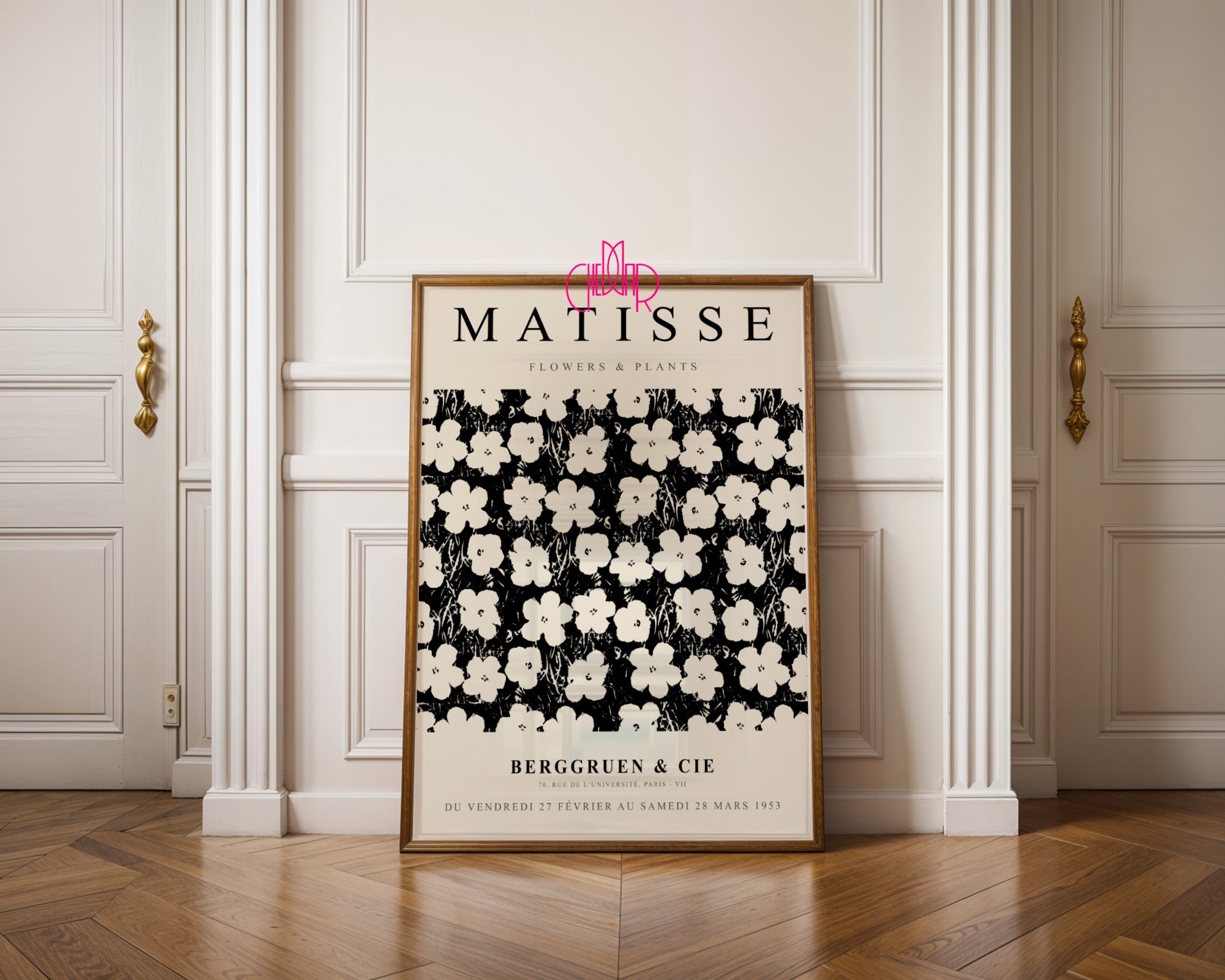 Henri Matisse – Flowers & Plants – Berggruen & Cie Exhibition Poster