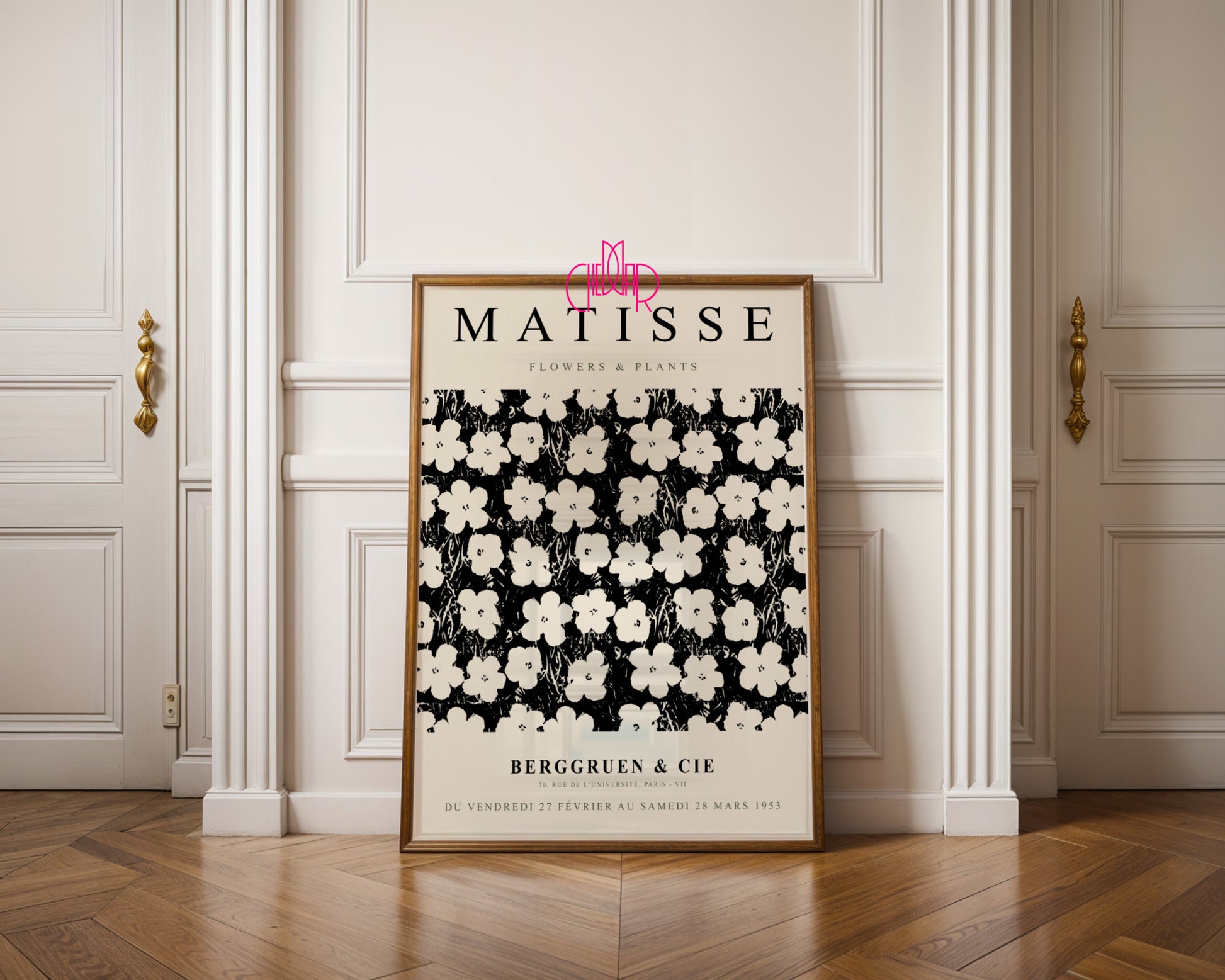 Henri Matisse – Flowers & Plants – Berggruen & Cie Exhibition Poster