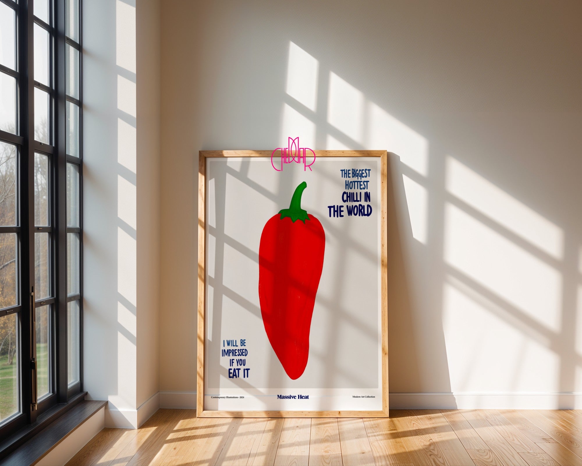 Plakat The Biggest Hottest Chilli in the World, modernizm