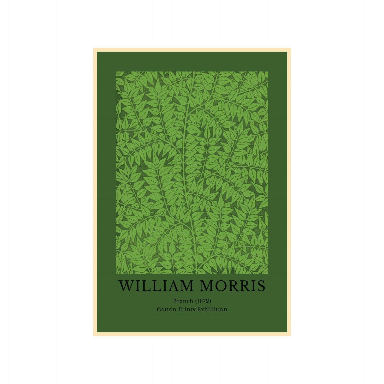 Plakat William Morris – Cotton Prints Exhibition, Branch 1872