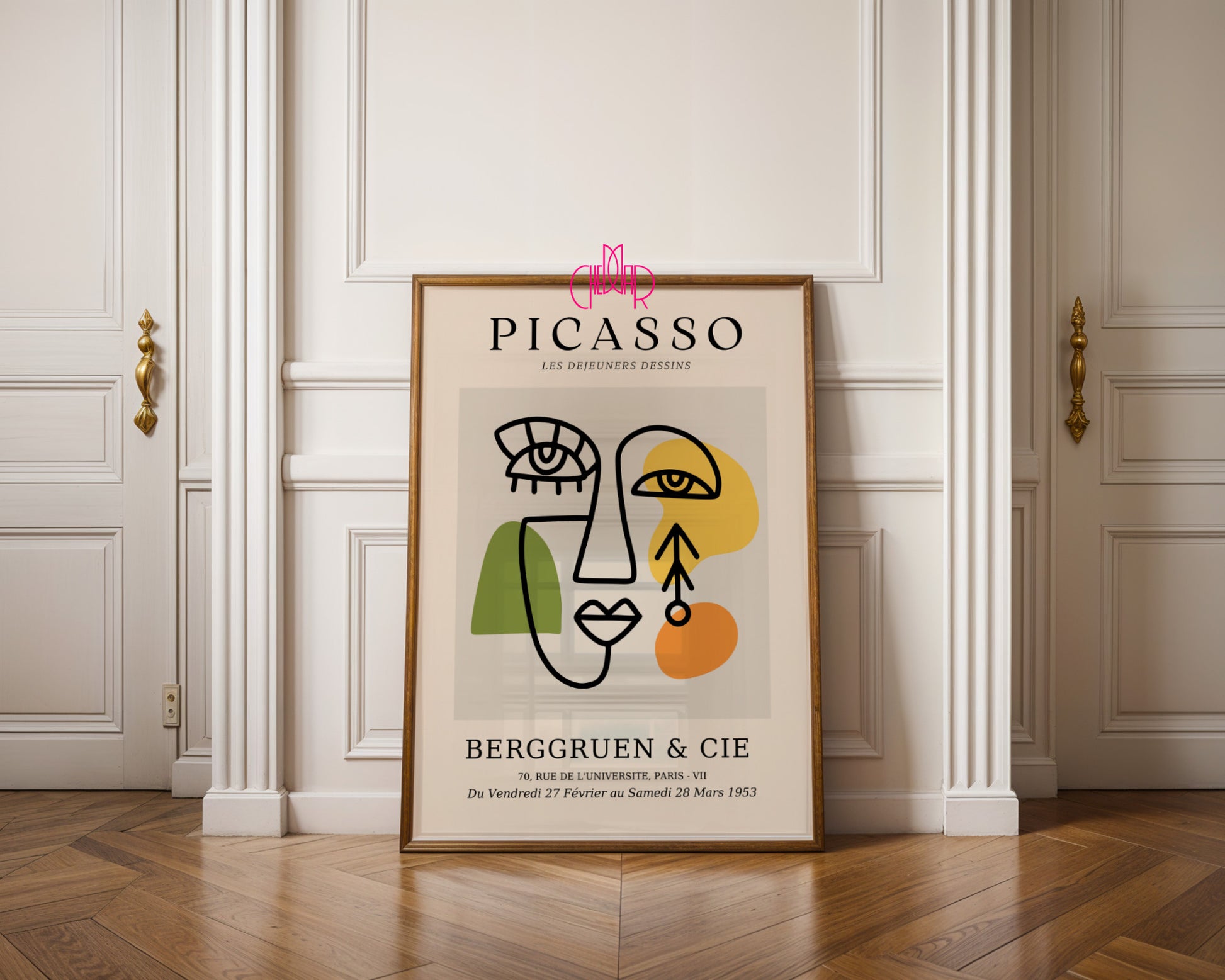 Pablo Picasso – Berggruen & Cie Abstract Multi-Color Face