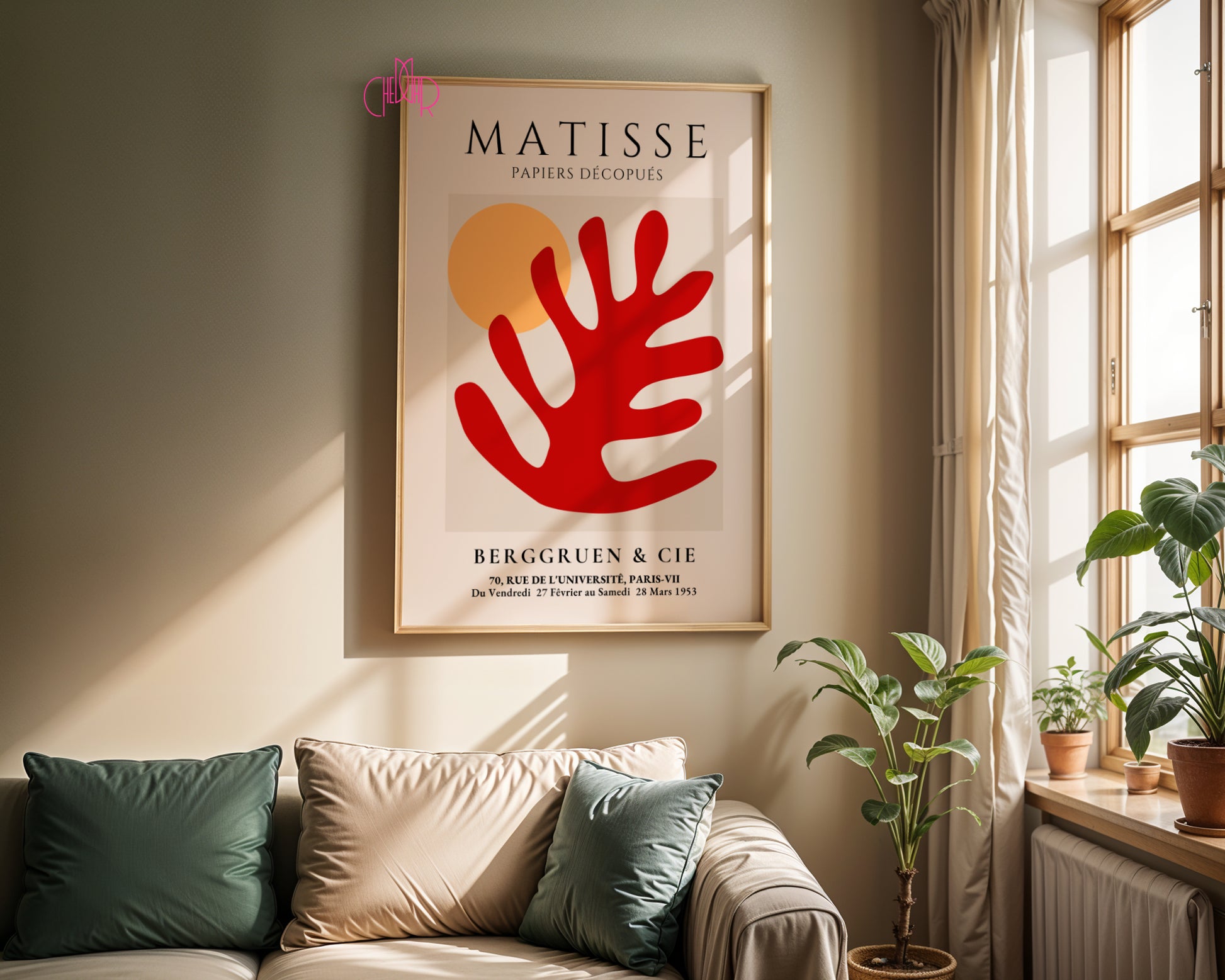 Henri Matisse: Berggruen & Cie Exhibition Poster