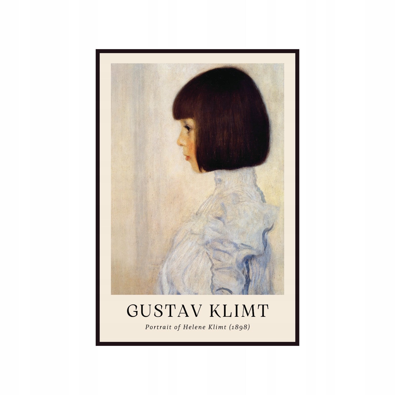 Plakat Gustaw Klimt portret Heleny Klimt, sztuka nowoczesna