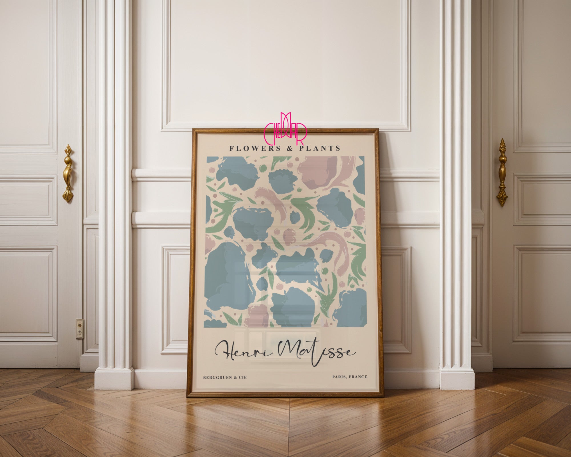 Matisse Flowers & Plants – Pastel Abstract Exhibition Poster