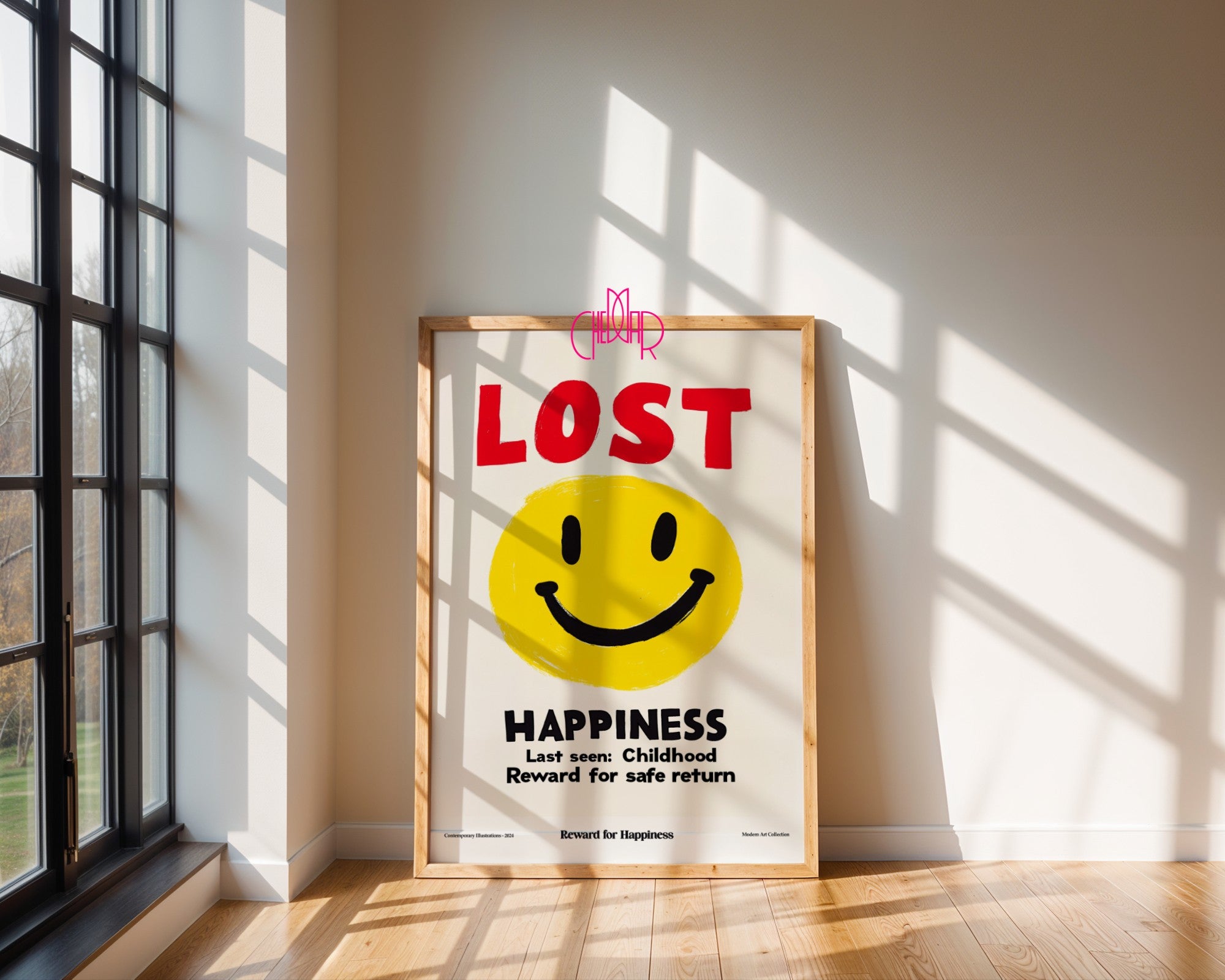 Plakat modernistyczny, Lost Happiness, zagubione szczęście