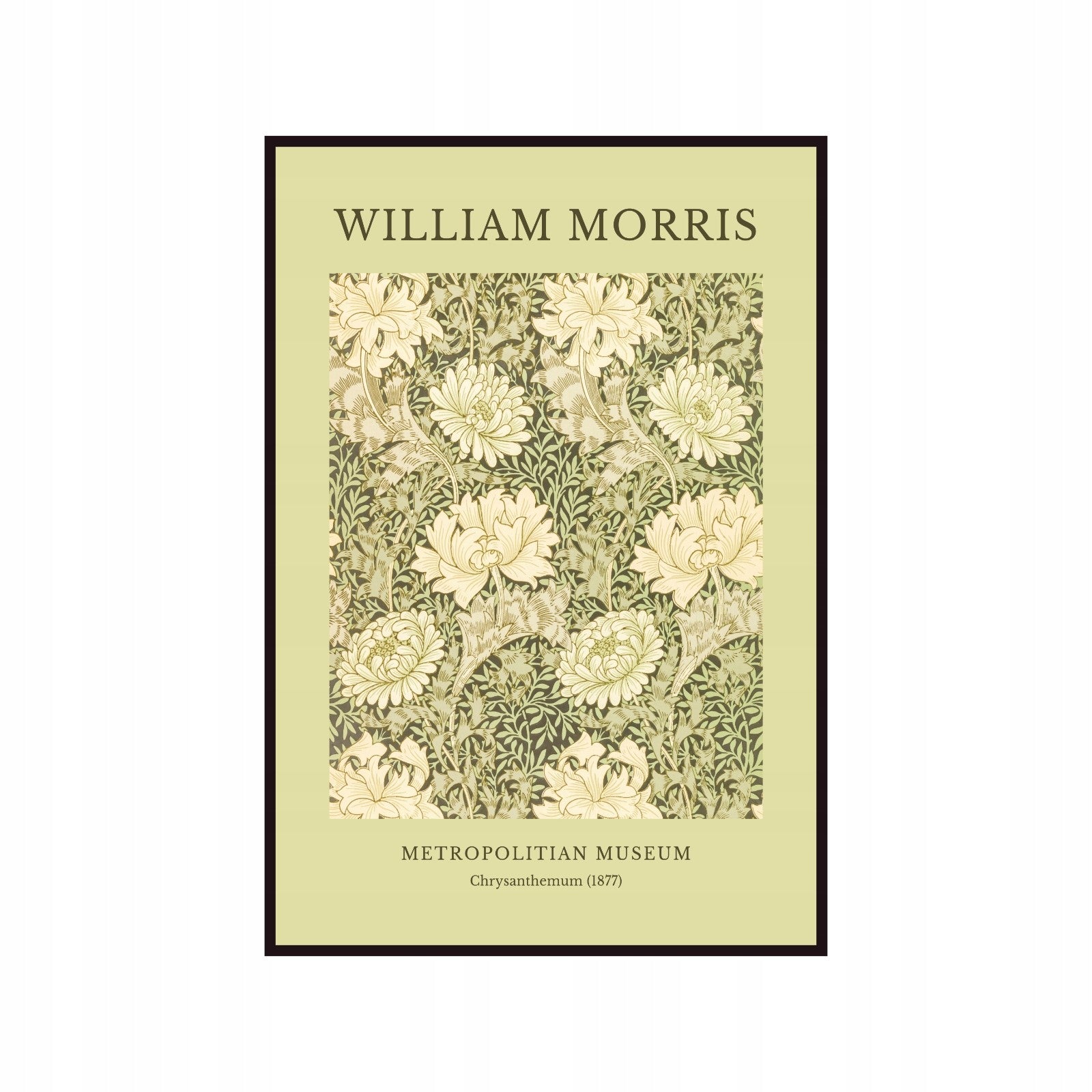 Plakat William Morris Metropolitian Museum, Chrysanthemum