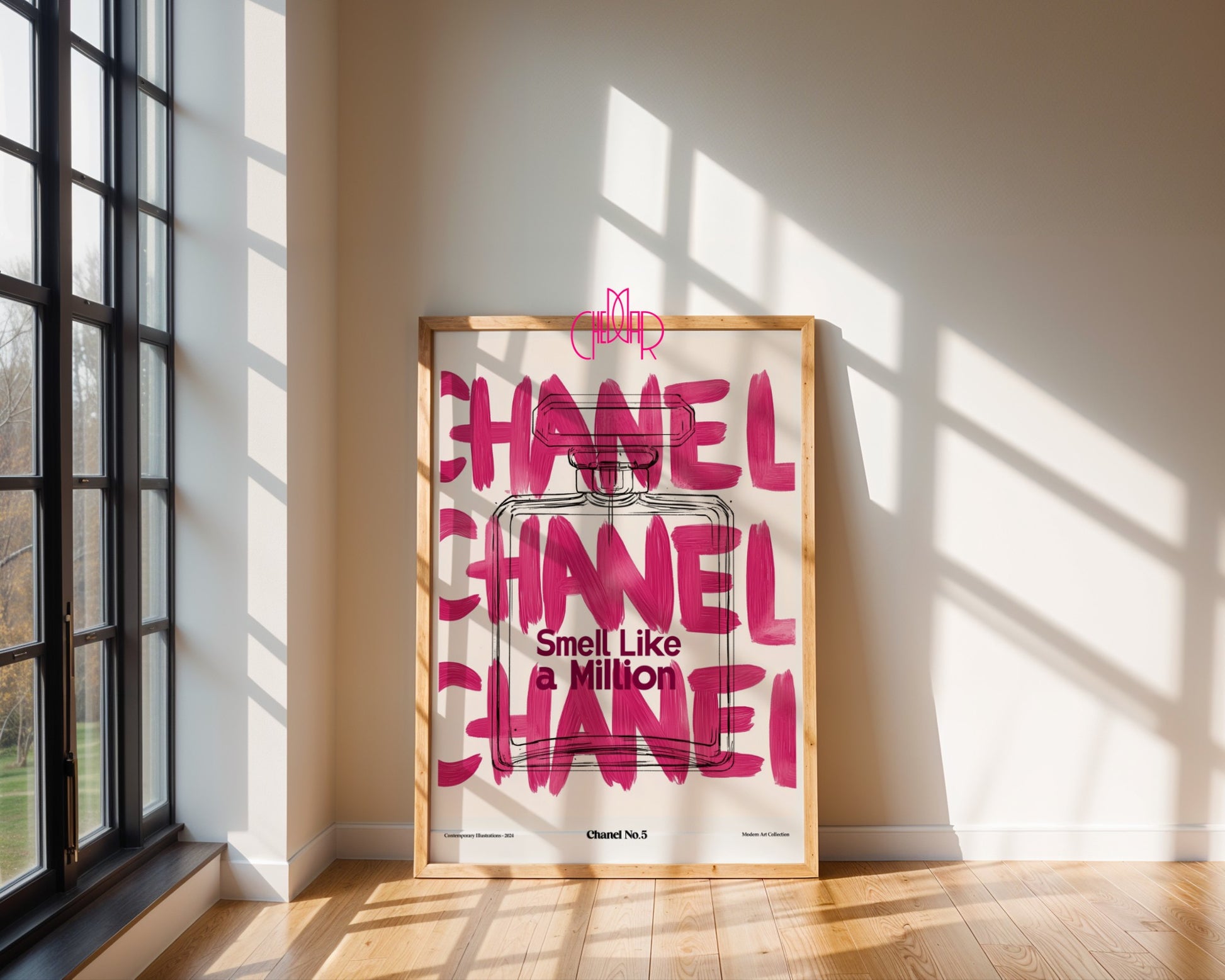 Plakat no.5, Chanel, Small lika a Million, humorystyczny