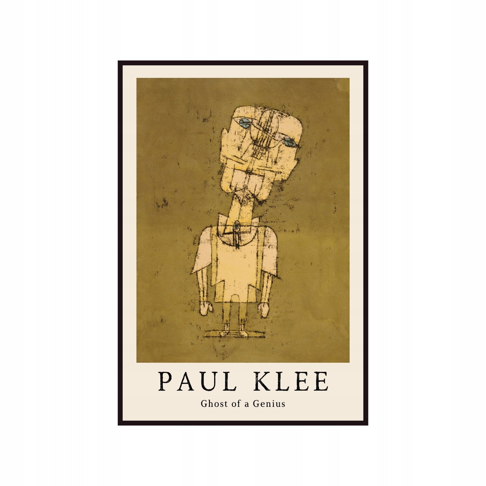 Plakat Paul Klee Duch Geniusza, kubizm, abstrakcja, współczesność