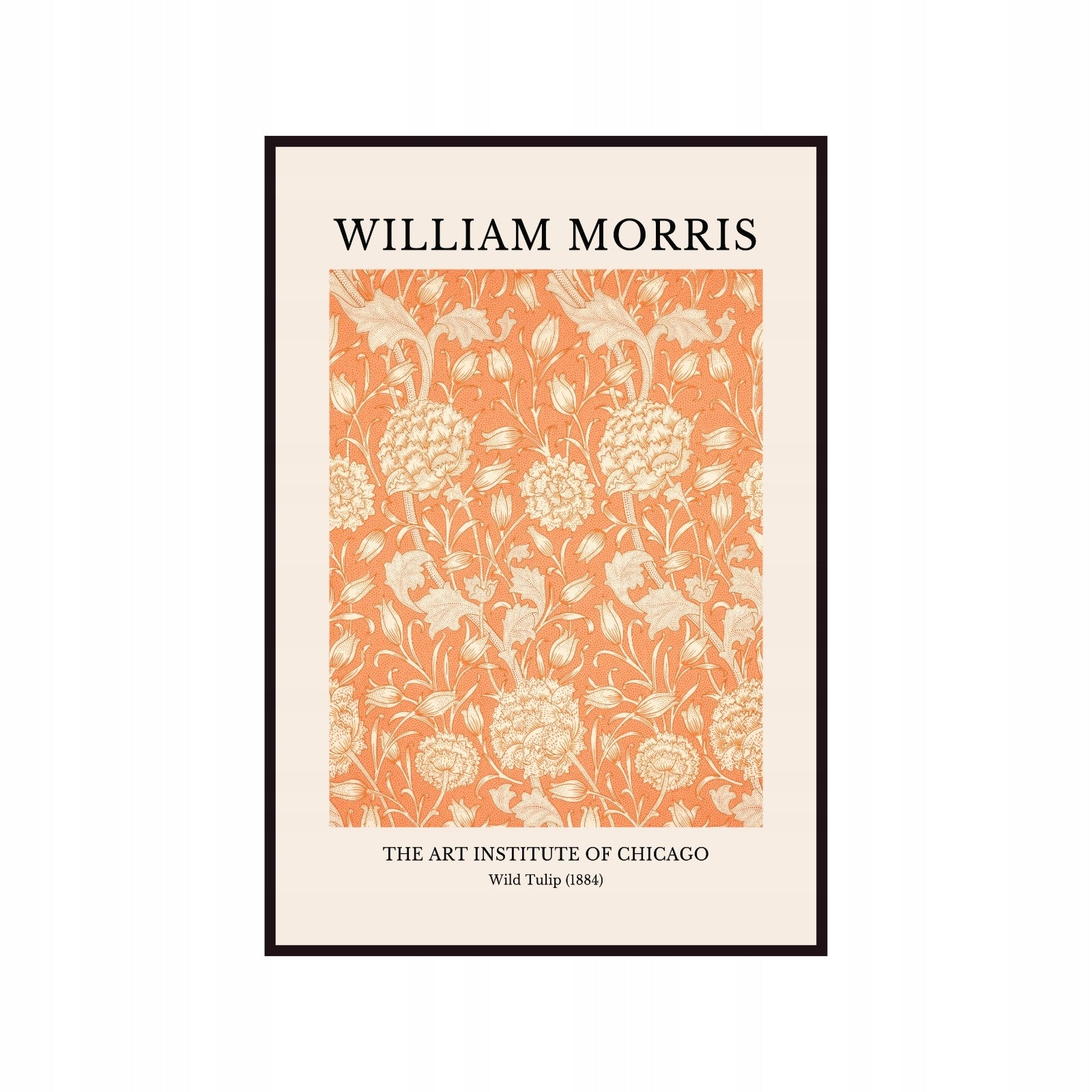 Plakat William Morris – Wild Tulip, The Art Institute of Chicago, 1884