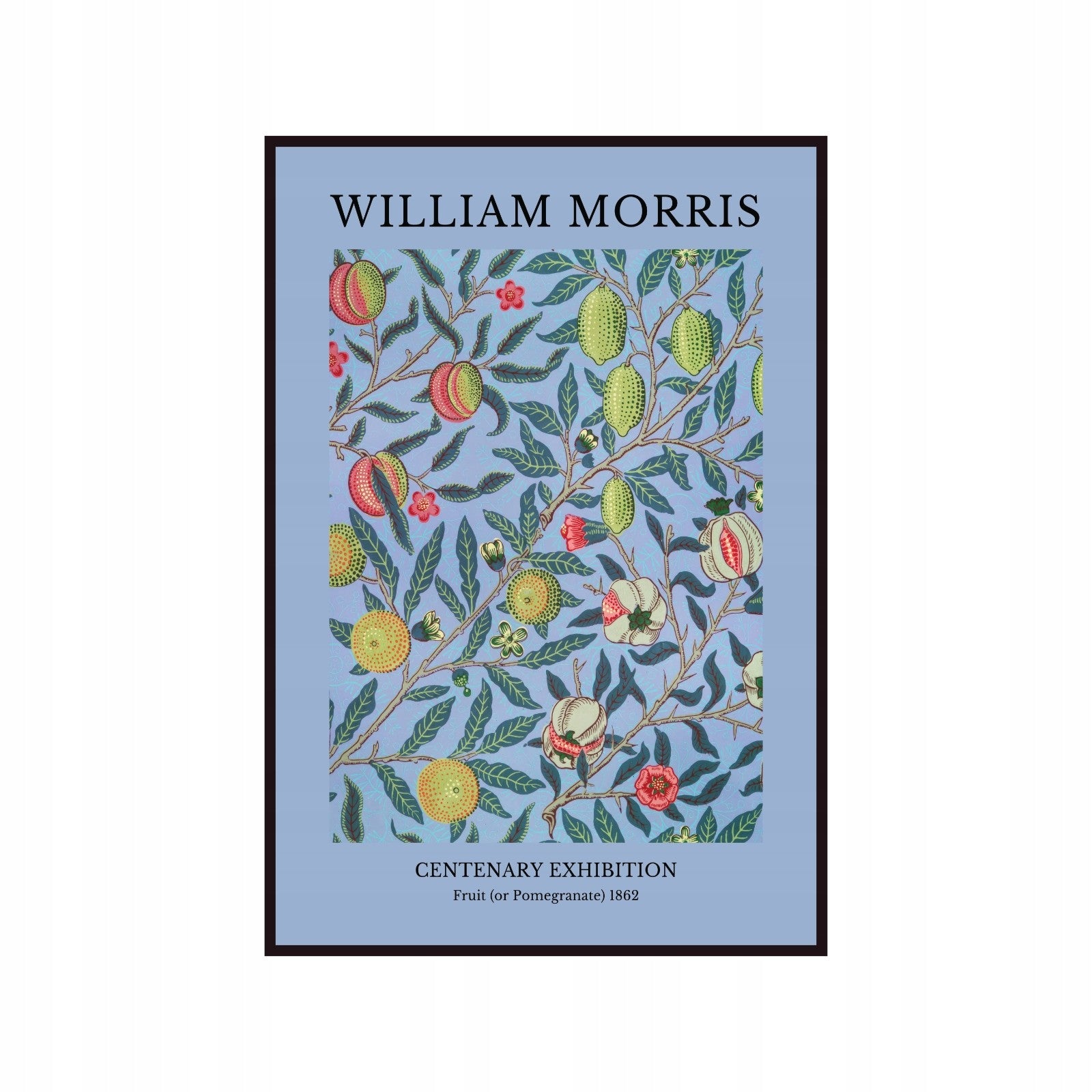 Plakat William Morris – Centenary Exhibition, Fruit (Pomegranate) 1862