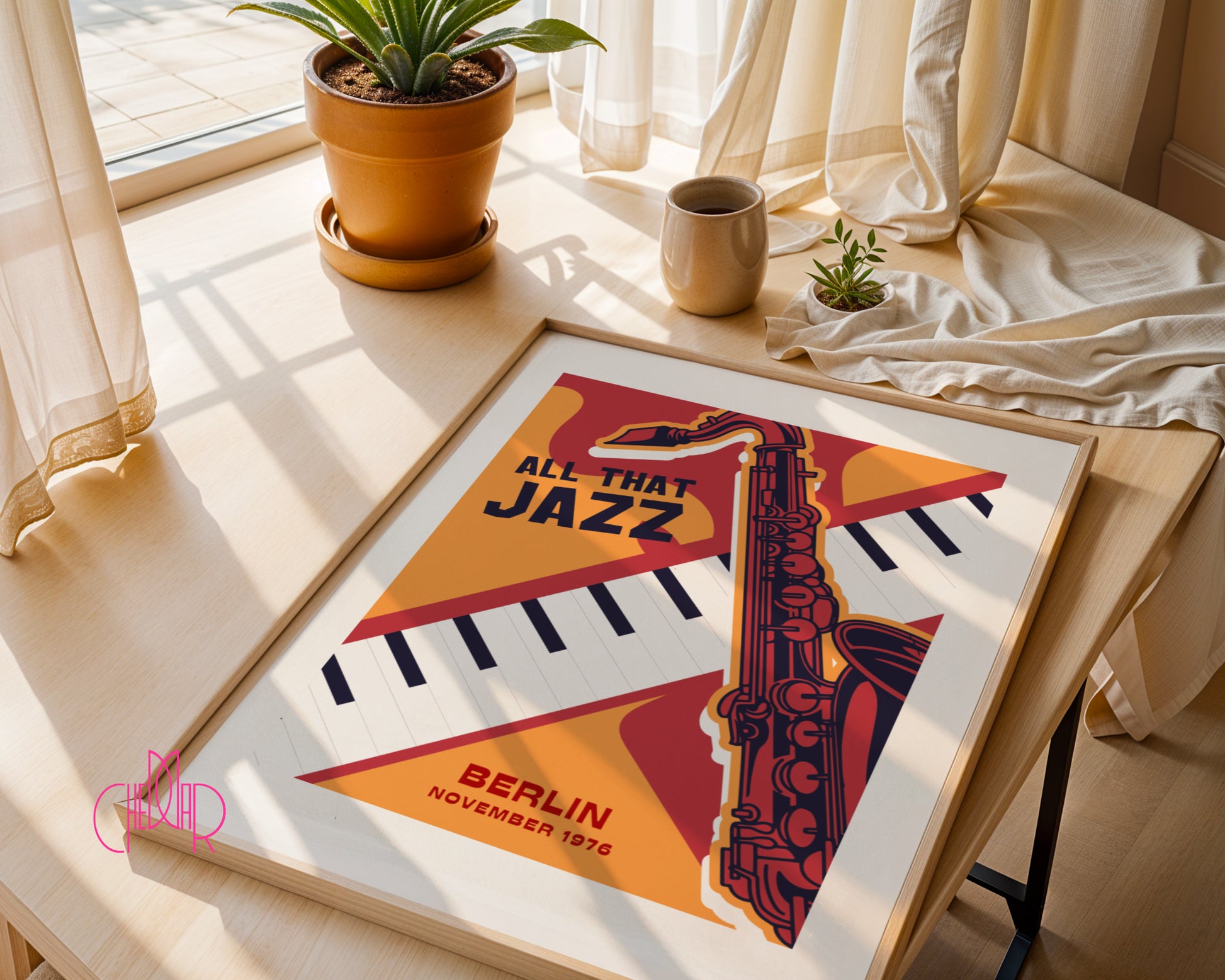 Plakat muzyczny z serii All That Jazz, Berlin 1976