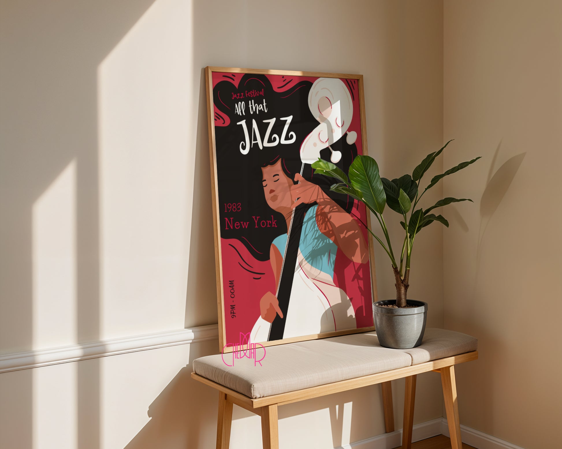 Plakat muzyczny All That Jazz Festiwal Jazzowy Nowy York 1983