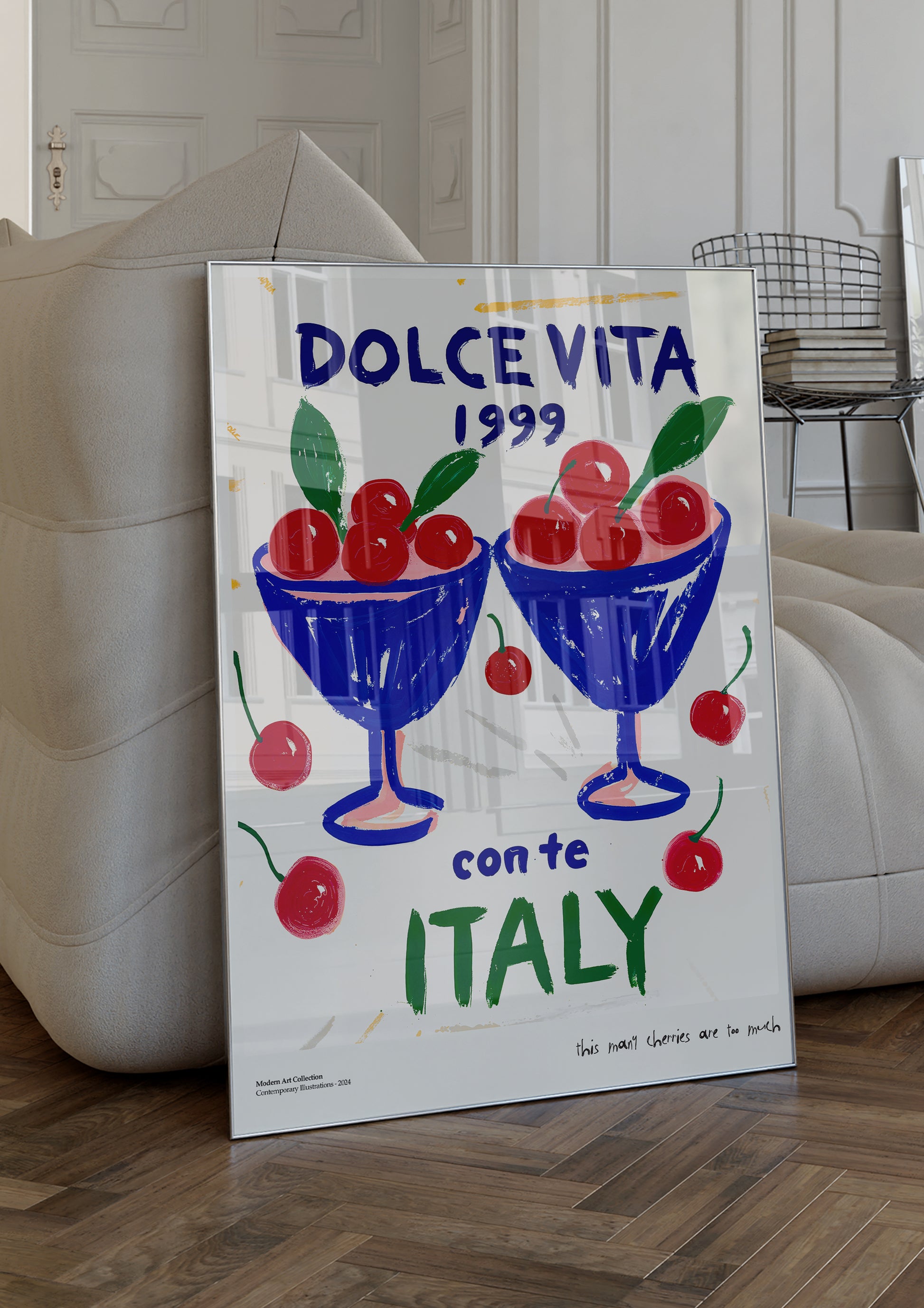 Plakat „Dolce Vita” – Poczuj smak włoskiego lata w swoim wnętrzu!