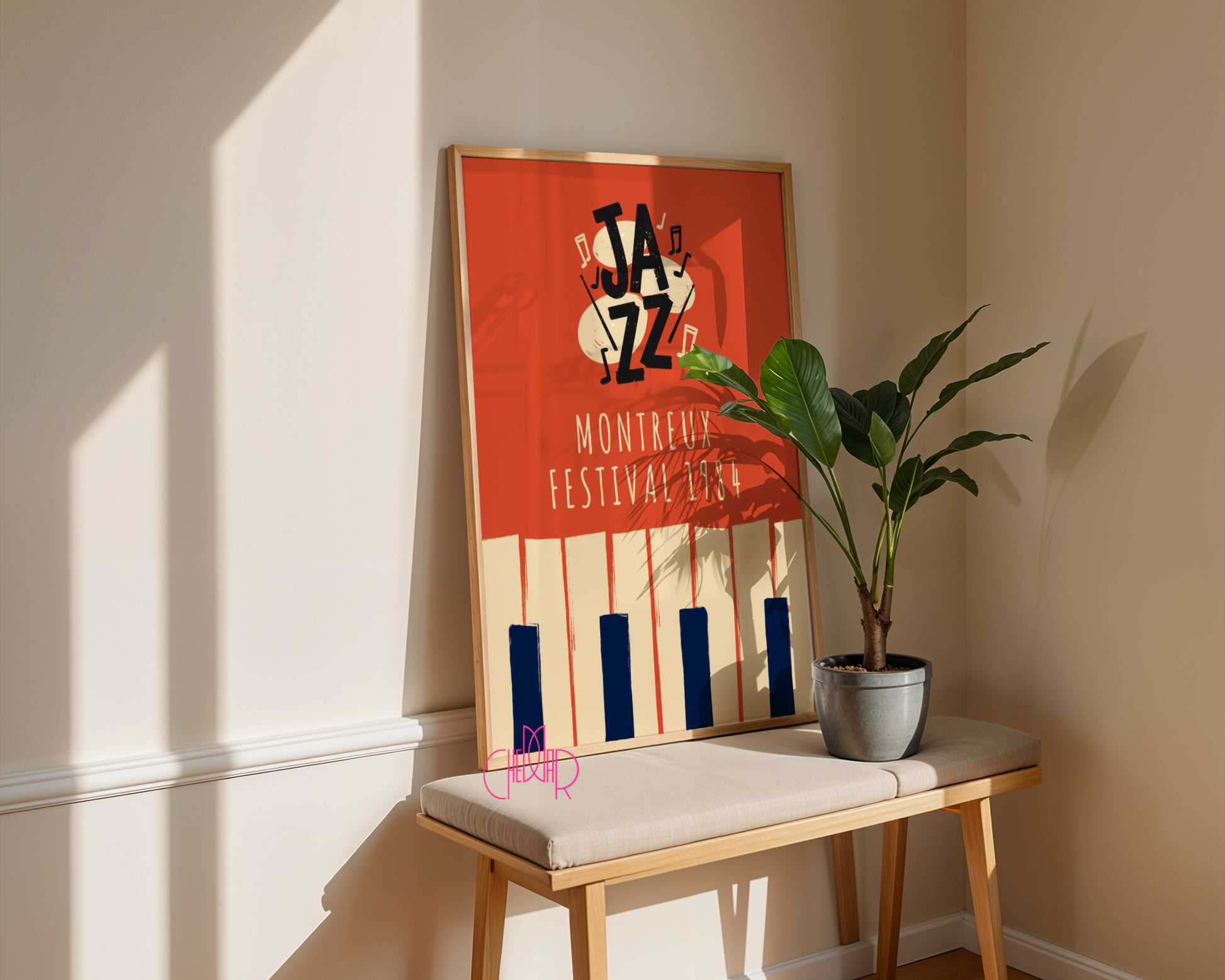 Plakat muzyczny z serii All That Jazz, Montreux 1984