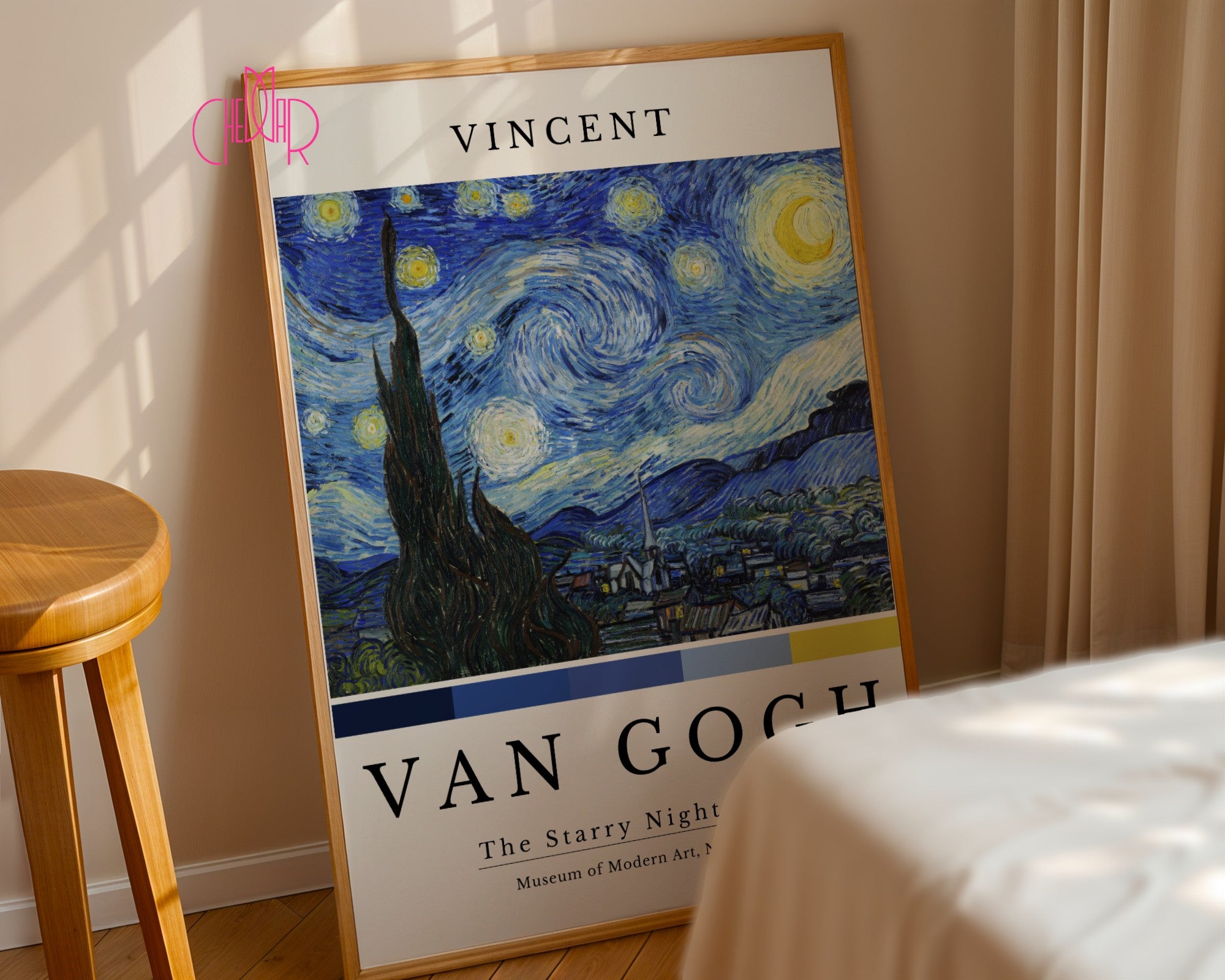 Plakat Vincent Van Gogh The Starry Night, Sztuka Współczesna