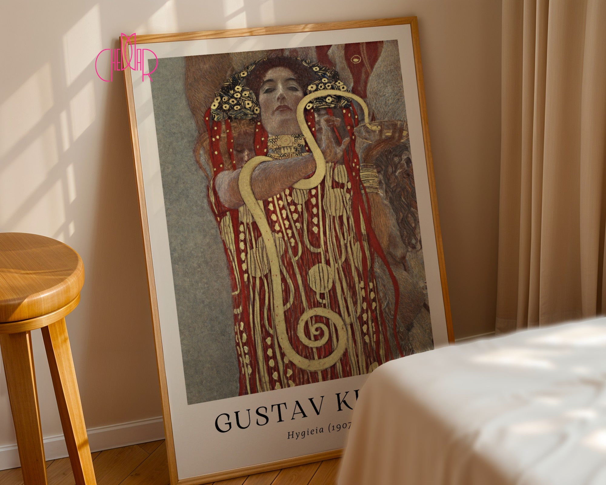 Plakat Gustaw Klimt Hygieia, sztuka współczesna, art nouveau