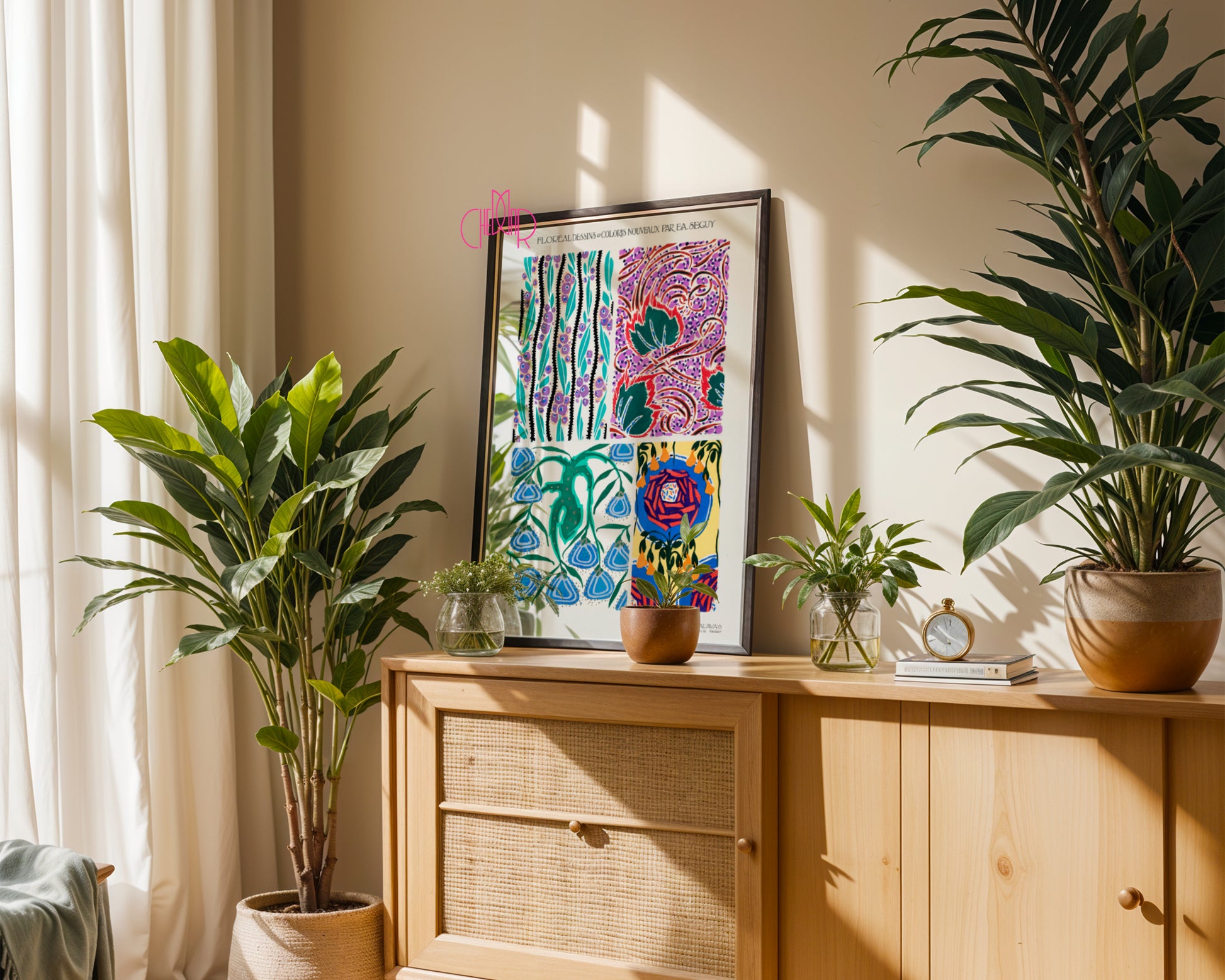 E.A. Séguy: Floreal Dessins | Vintage Art Print