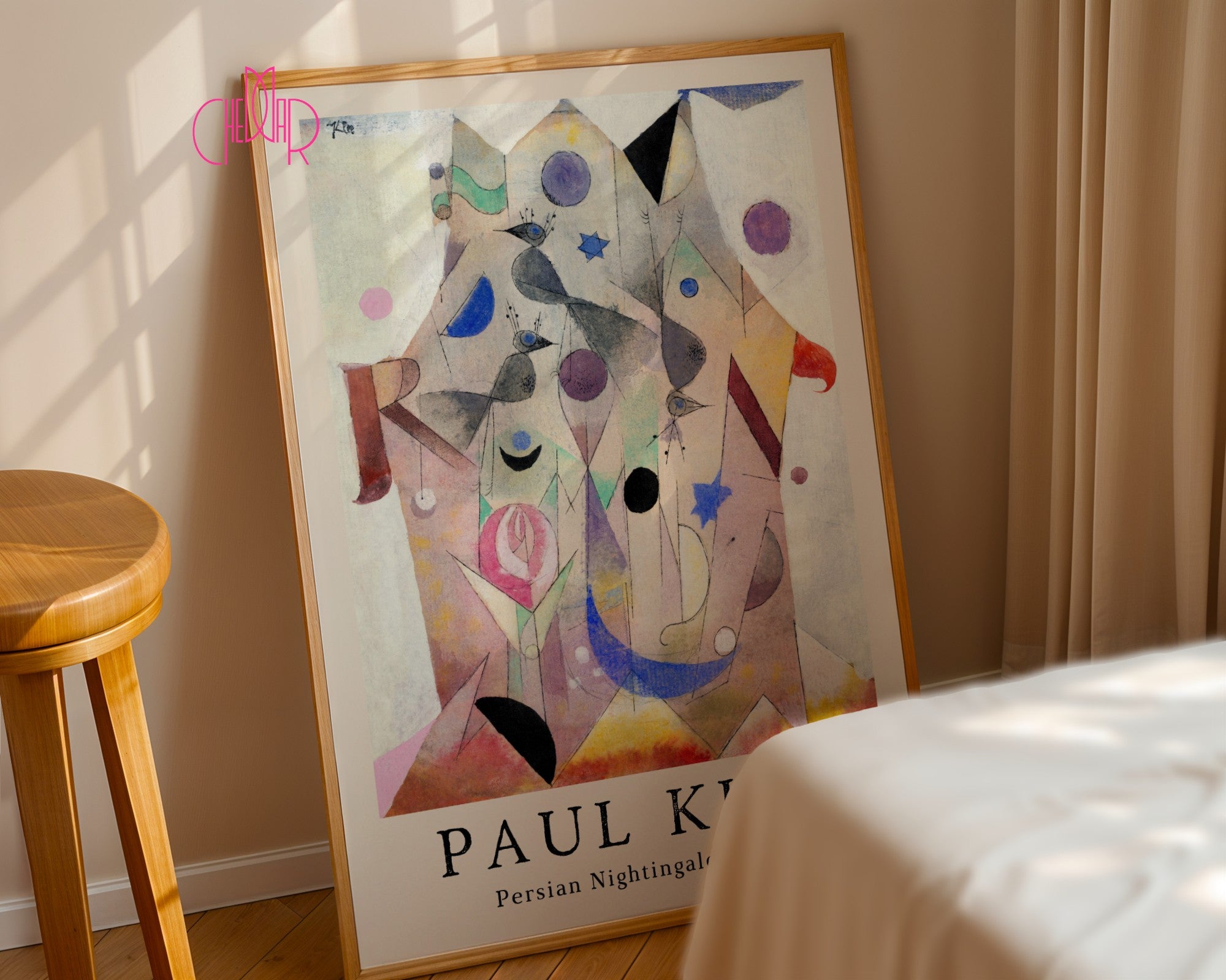 Plakat Paul Klee Persian Nightingales kubizm, abstrakcja