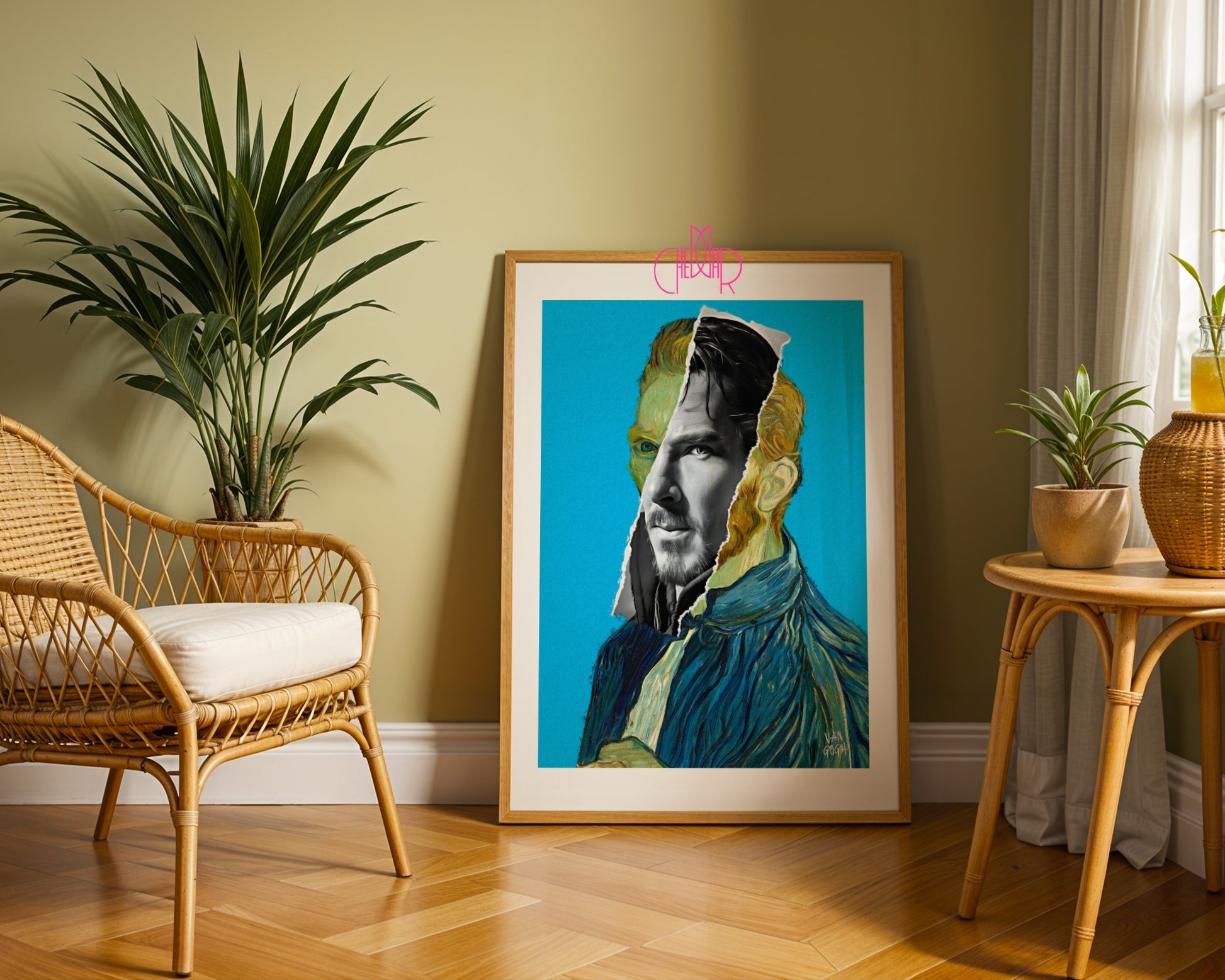 Plakat "Autoportret Vincent van Gogh" sztuka współczesna, awangardowa