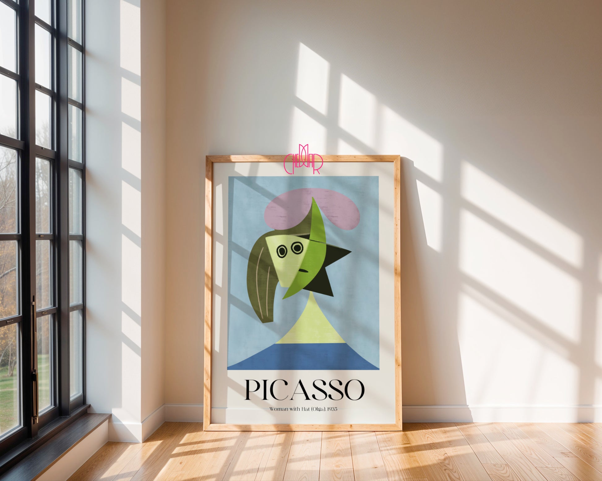 Picasso – Woman with Hat (Olga) 1935 | Plakat Galeryjny Surrealist Geometryczna abstrakcja i melancholia muzy