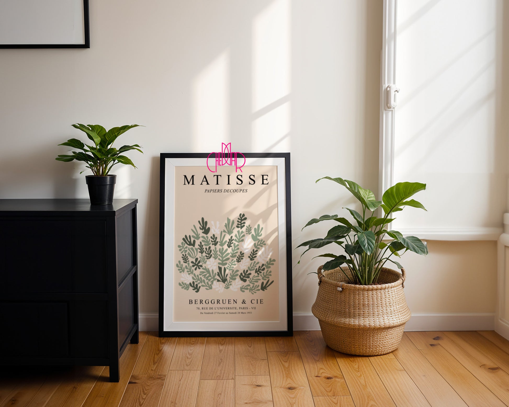 Matisse Flowers & Plants – Berggruen & Cie Exhibition Poster