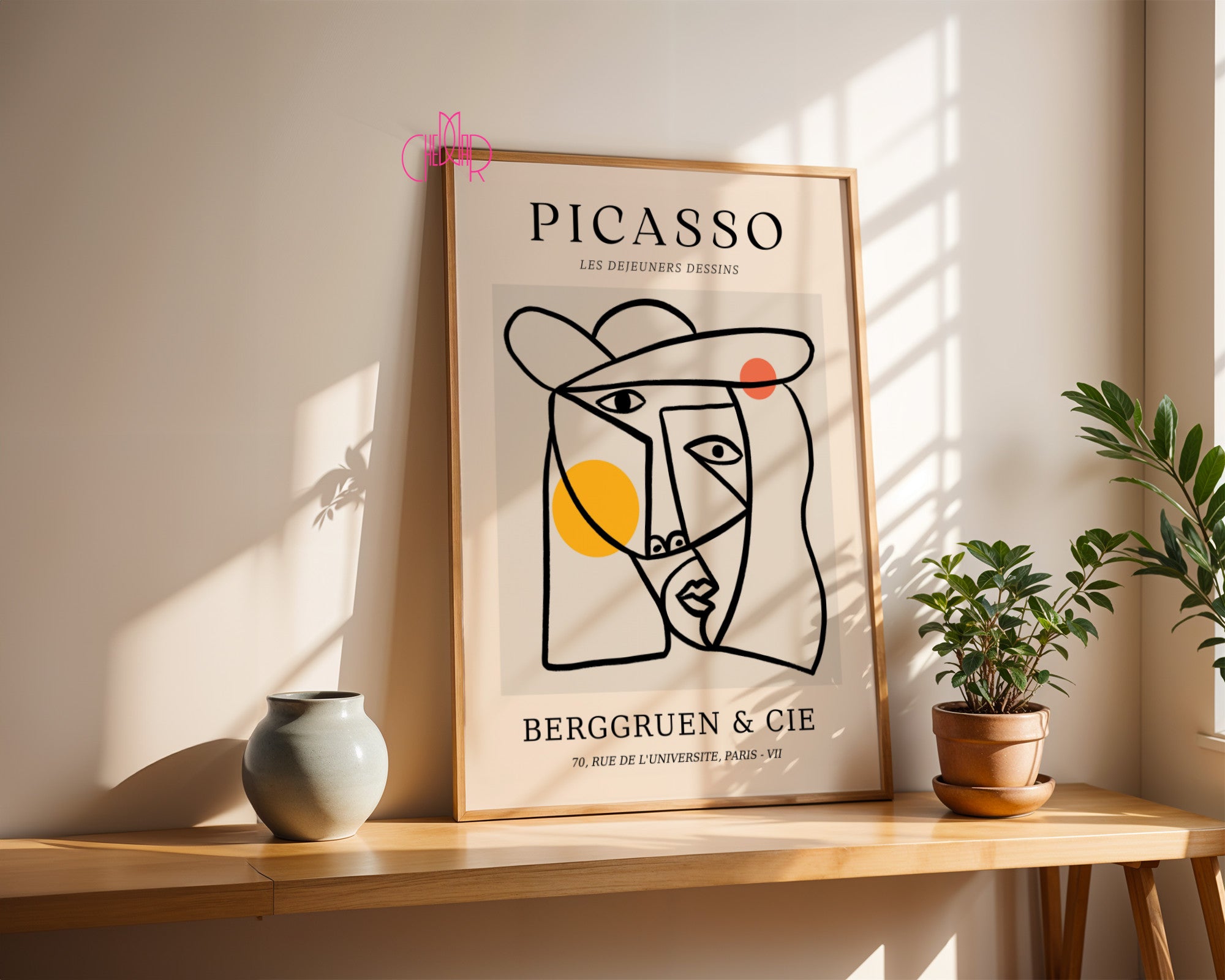 Pablo Picasso – Berggruen & Cie Abstract Cubist Face