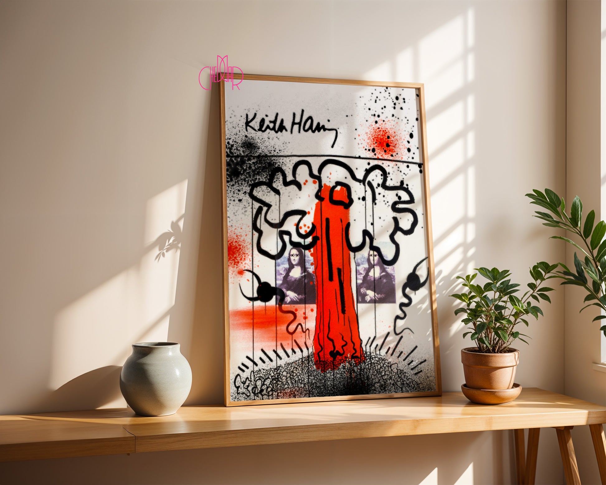 Keith Haring – The Atomic Mona Lisa Poster