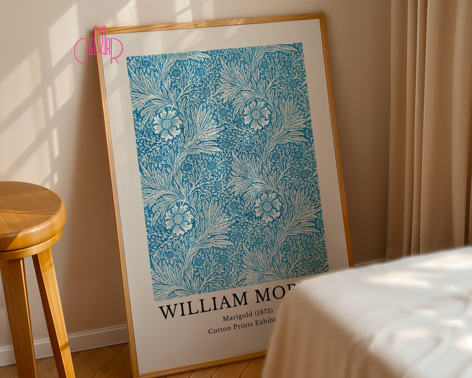 Plakat William Morris – Marigold, Cotton Print Exhibition 1873