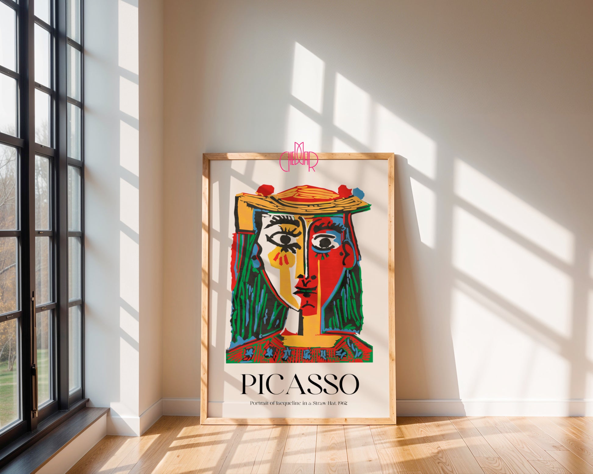 Picasso – Portrait of Jacqueline in a Straw Hat (1962) | Plakat Galeryjny Fauve