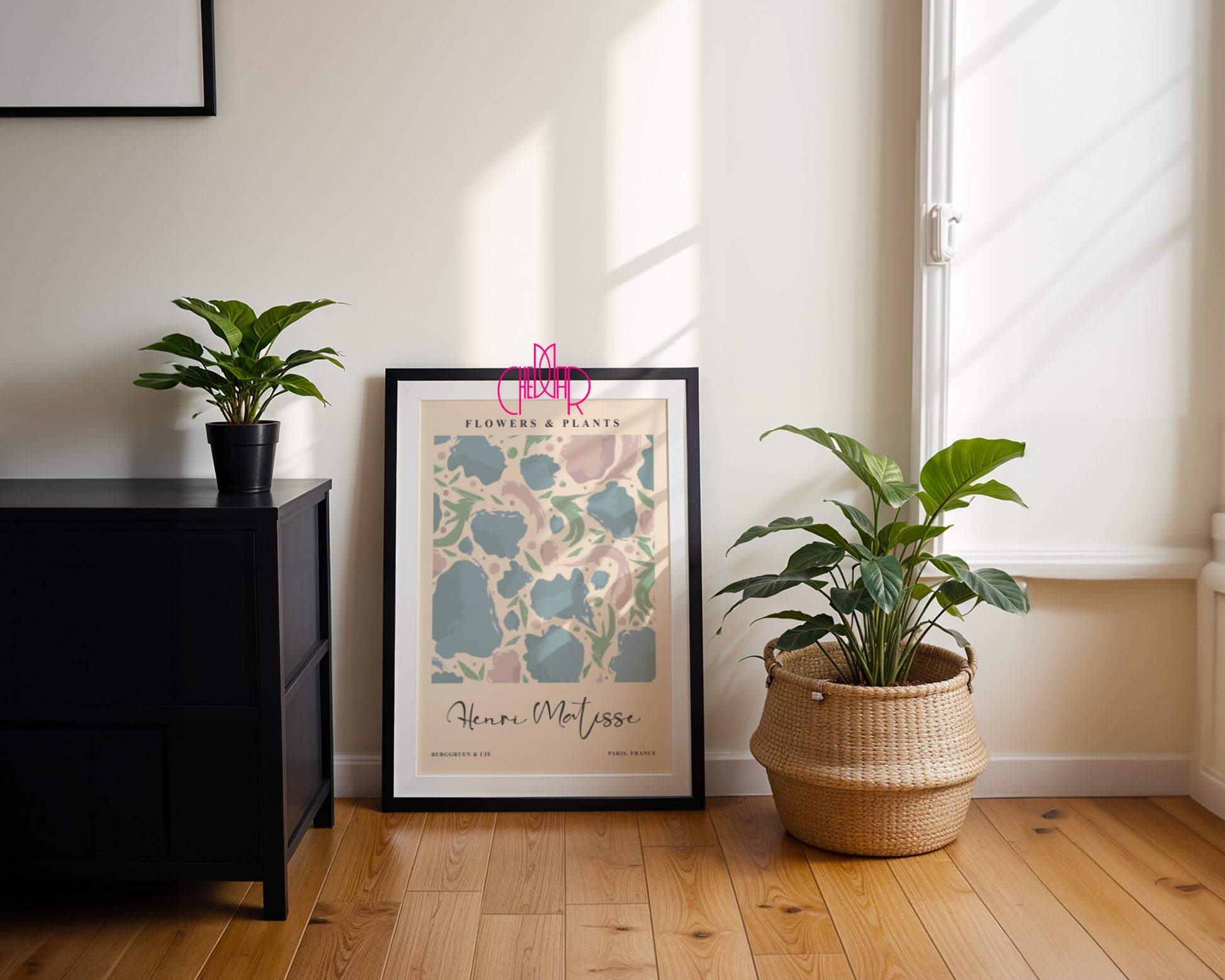 Matisse Flowers & Plants – Pastel Abstract Exhibition Poster