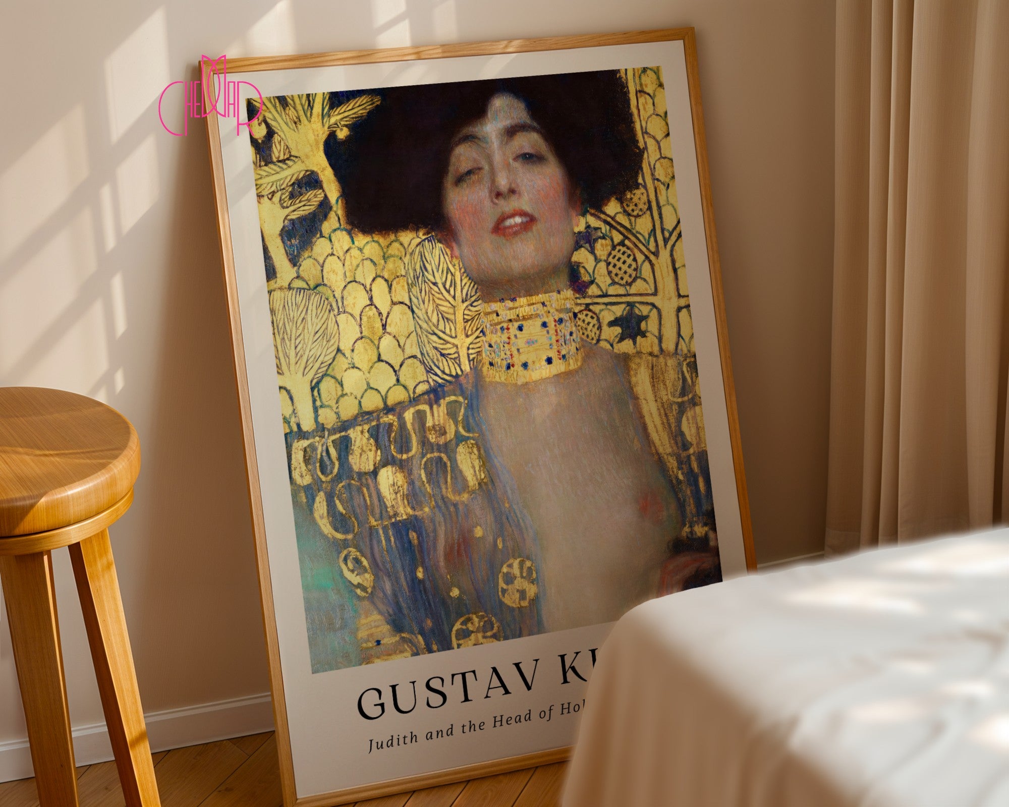Plakat Gustaw Klimt Judith i głowa Holofernes'a, sztuka nowoczesna