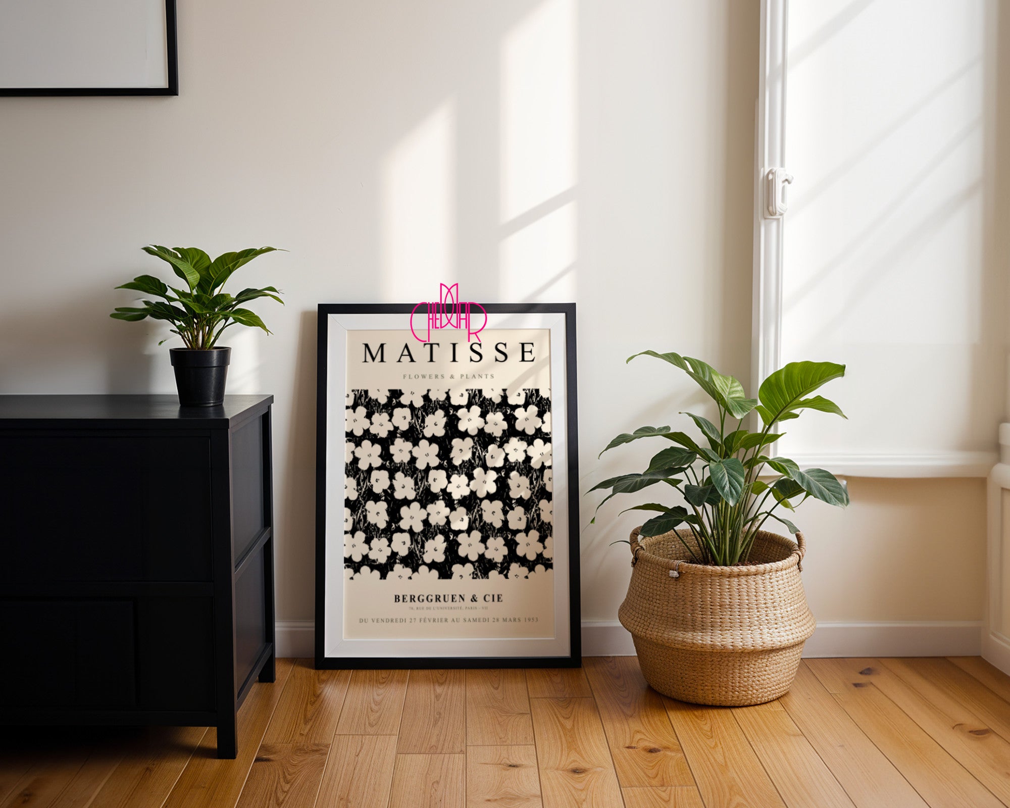 Henri Matisse – Flowers & Plants – Berggruen & Cie Exhibition Poster