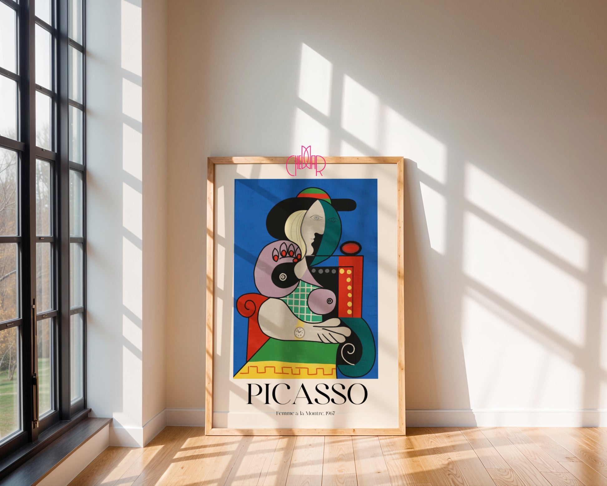 Picasso – Femme à la Montre (Kobieta z zegarkiem) 1967 | Plakat Galeryjny Surrealist