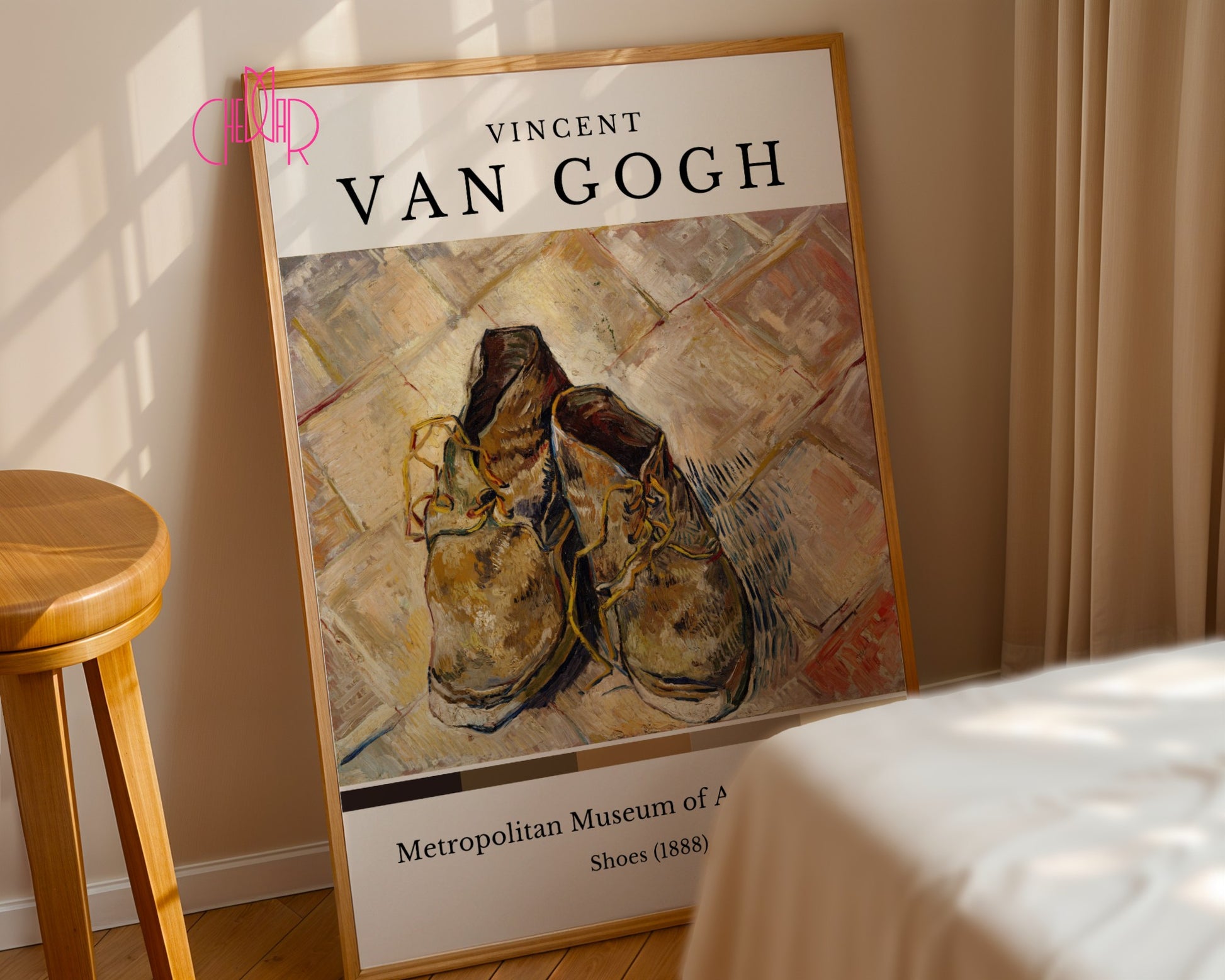 Plakat Vincent Van Gogh Shoes, Buty 1888, Muzeum Sztuki Nowy York