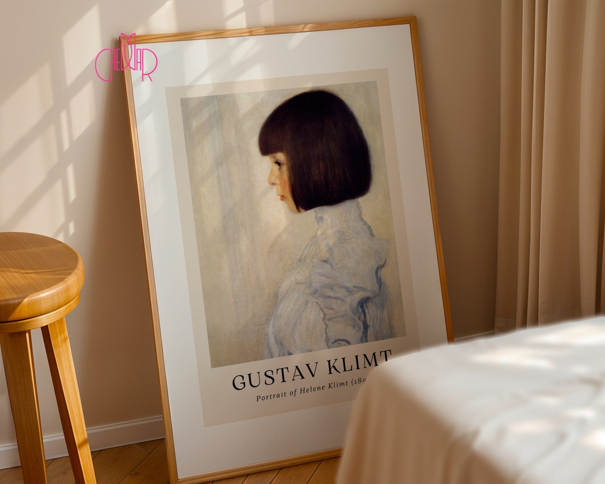 Plakat Gustaw Klimt portret Heleny Klimt, sztuka nowoczesna