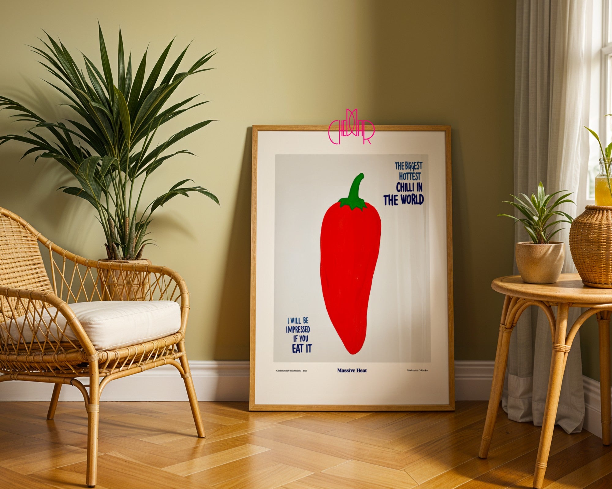 Plakat The Biggest Hottest Chilli in the World, modernizm