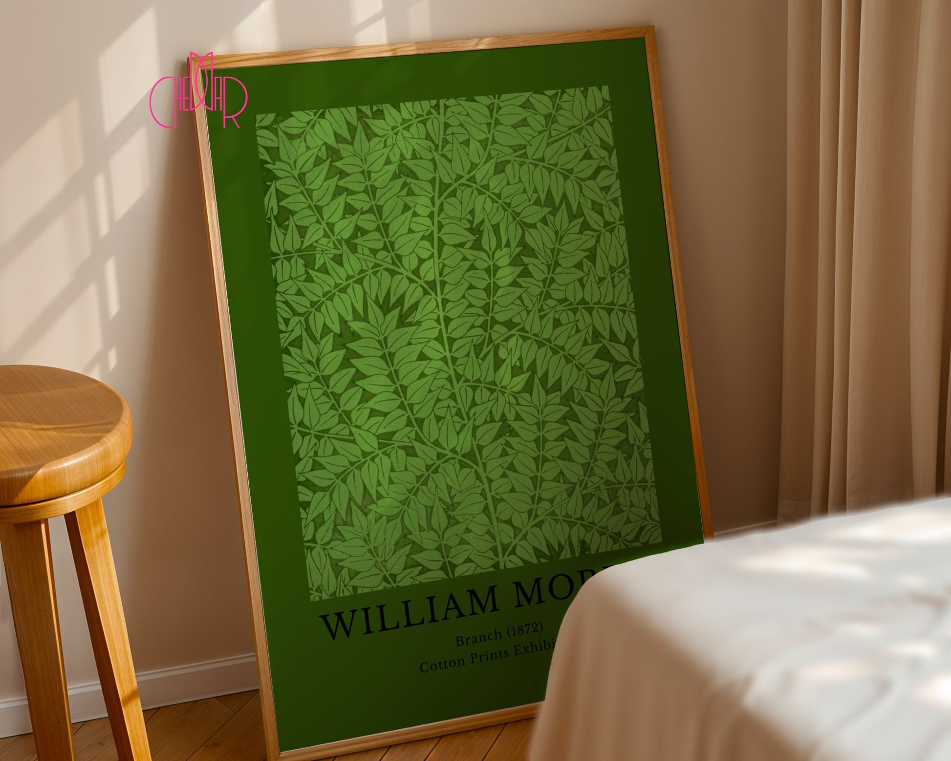 Plakat William Morris – Cotton Prints Exhibition, Branch 1872
