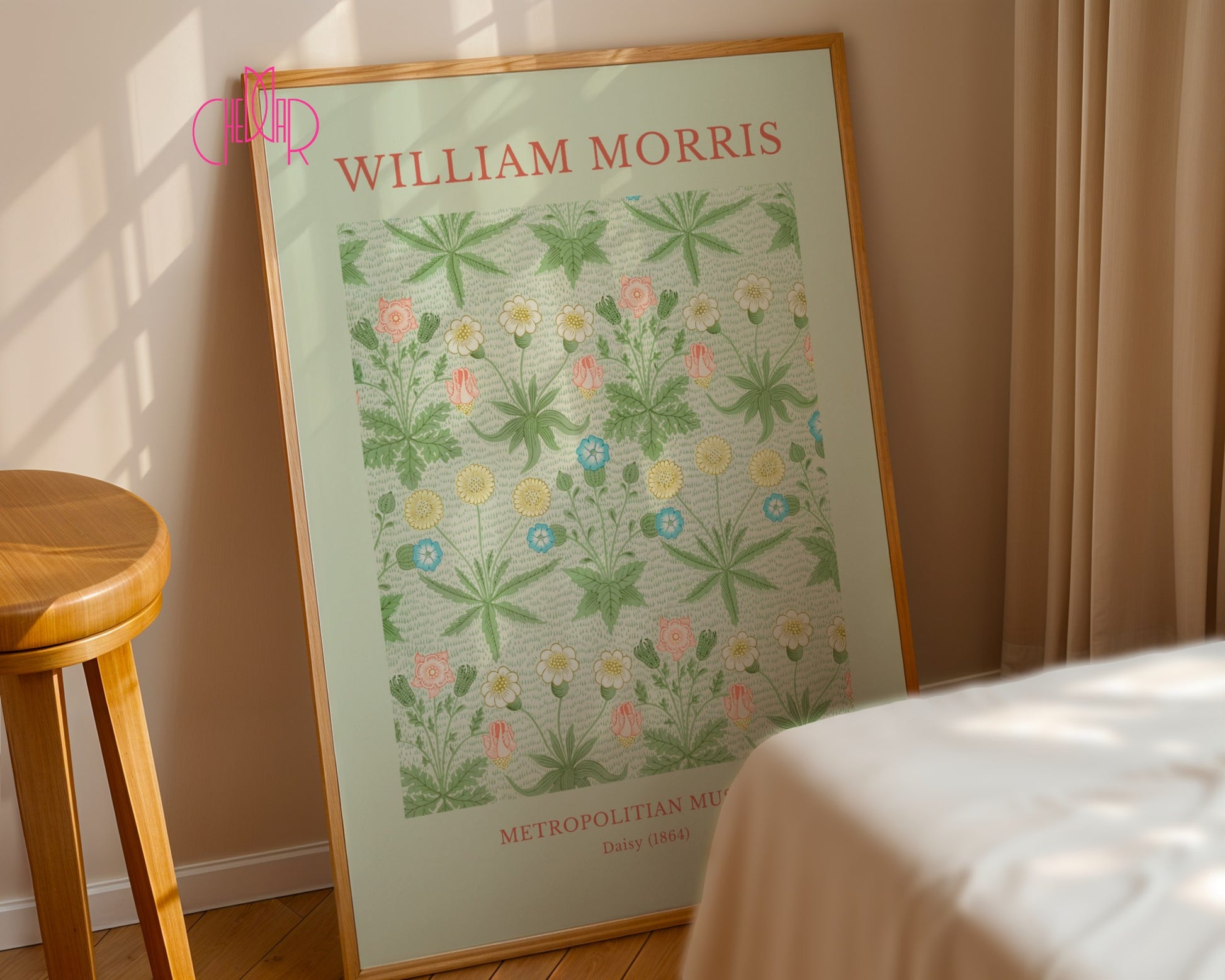 Plakat William Morris – Metropolitan Museum, Daisy, 1864