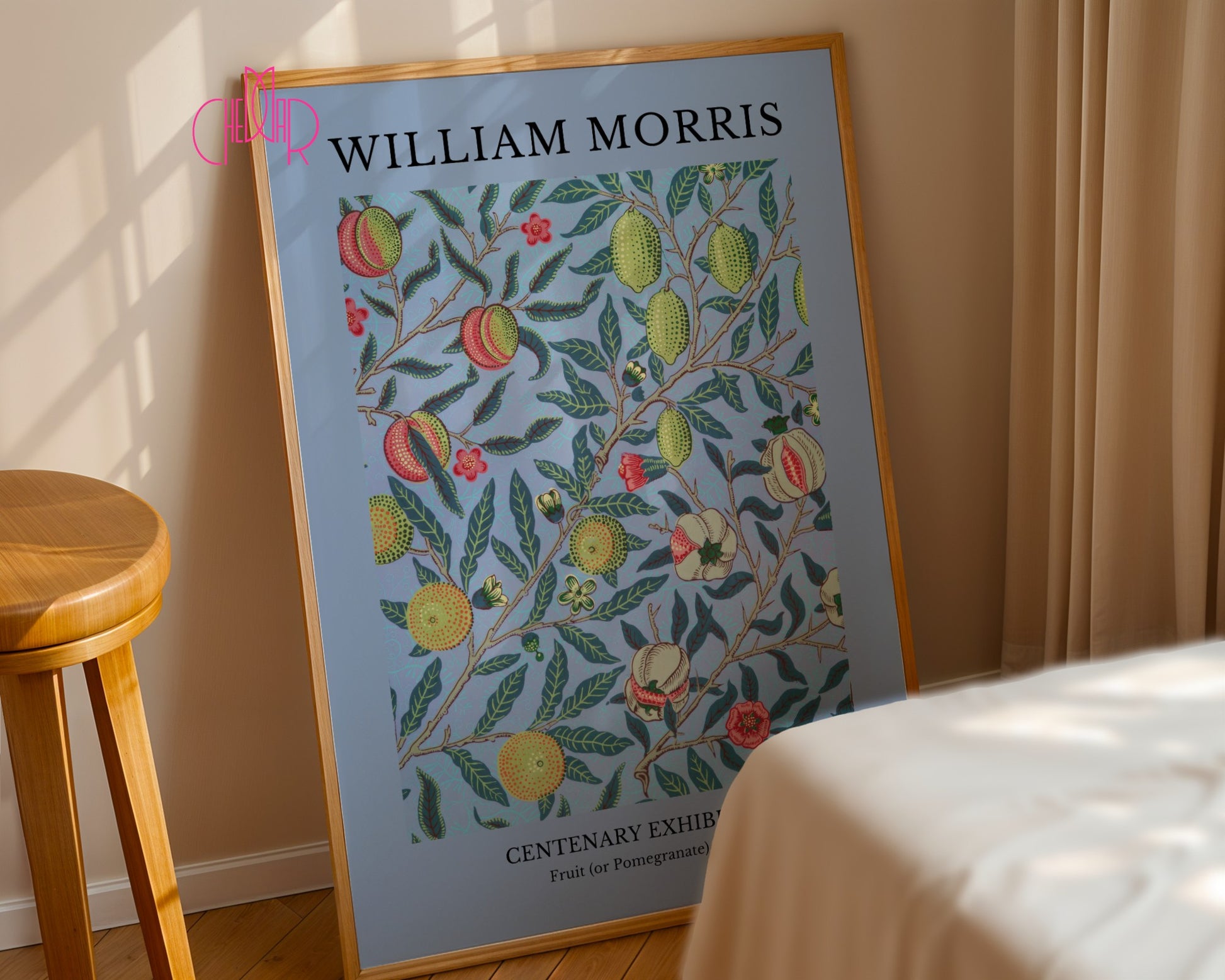 Plakat William Morris – Centenary Exhibition, Fruit (Pomegranate) 1862
